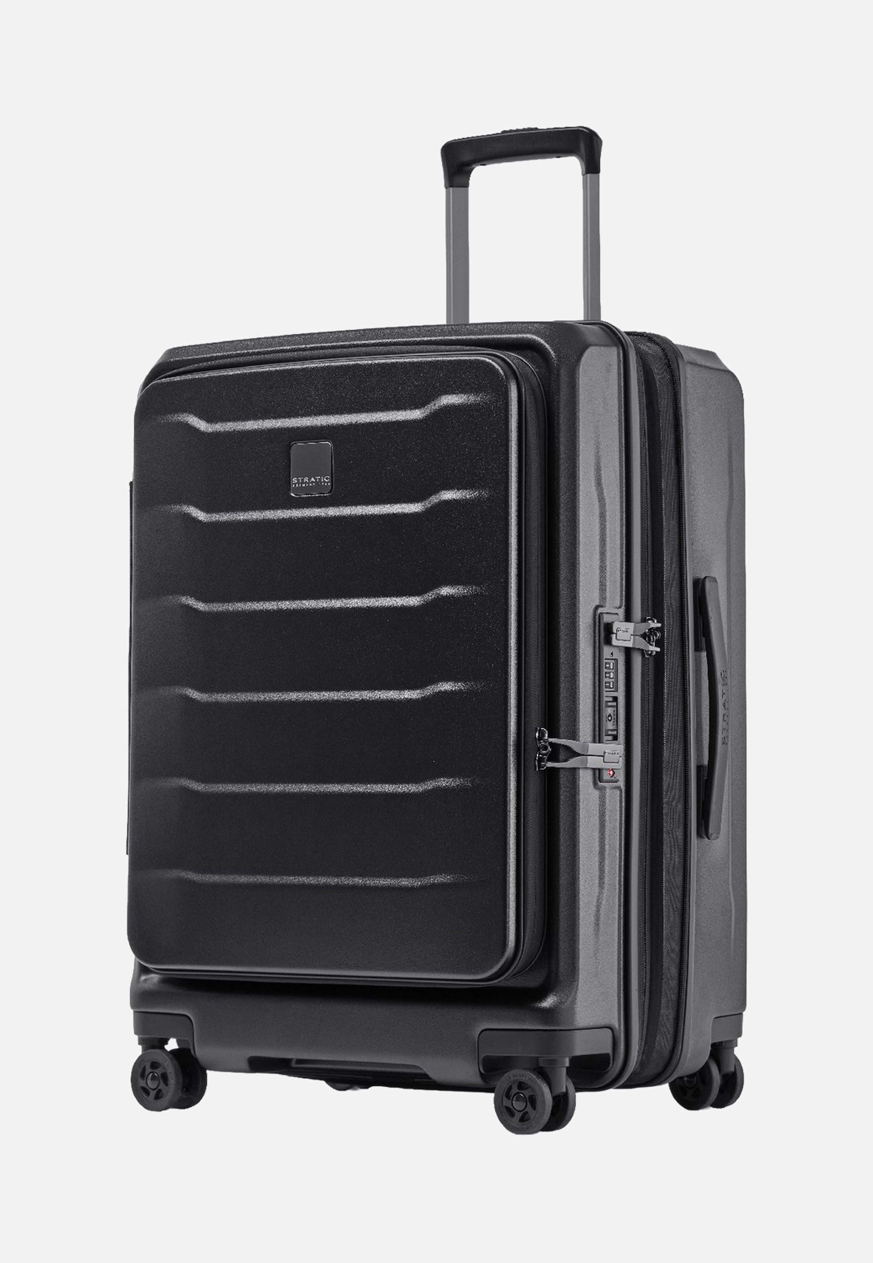 Stratic Phoenix ML Trolley M Black Suitcase