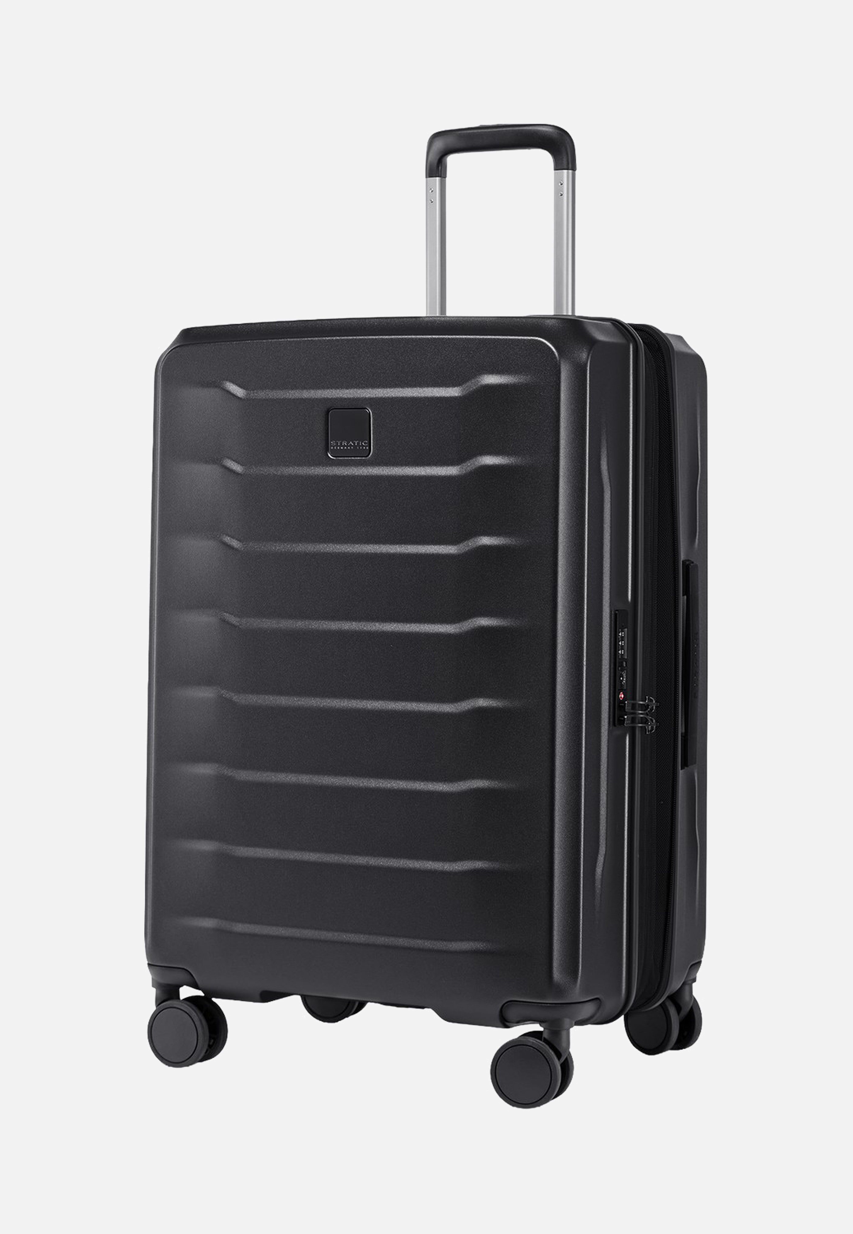 Stratic Phoenix SL Trolley M Black Suitcase