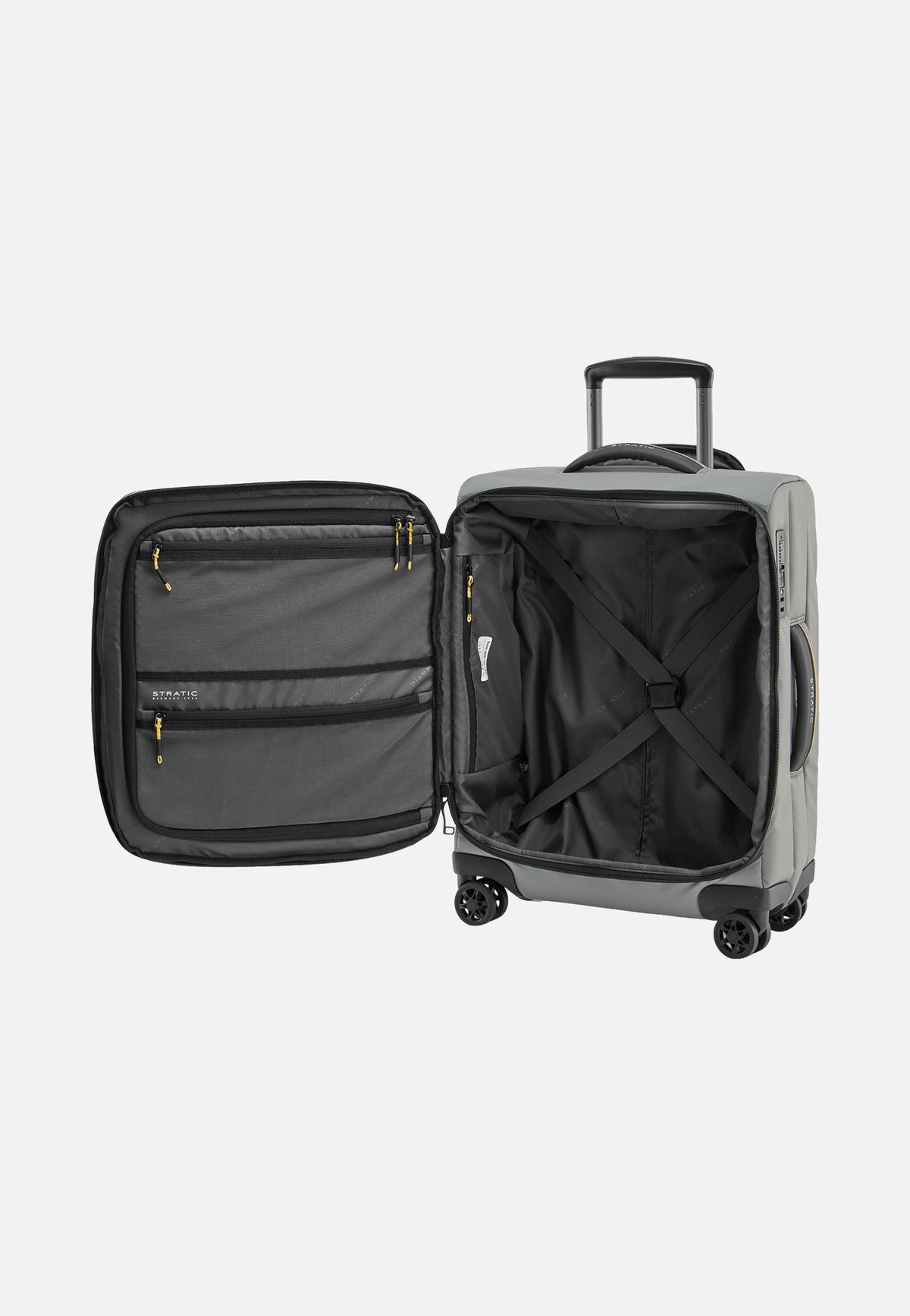 Stratic Vibe Trolley S Grey Suitcase