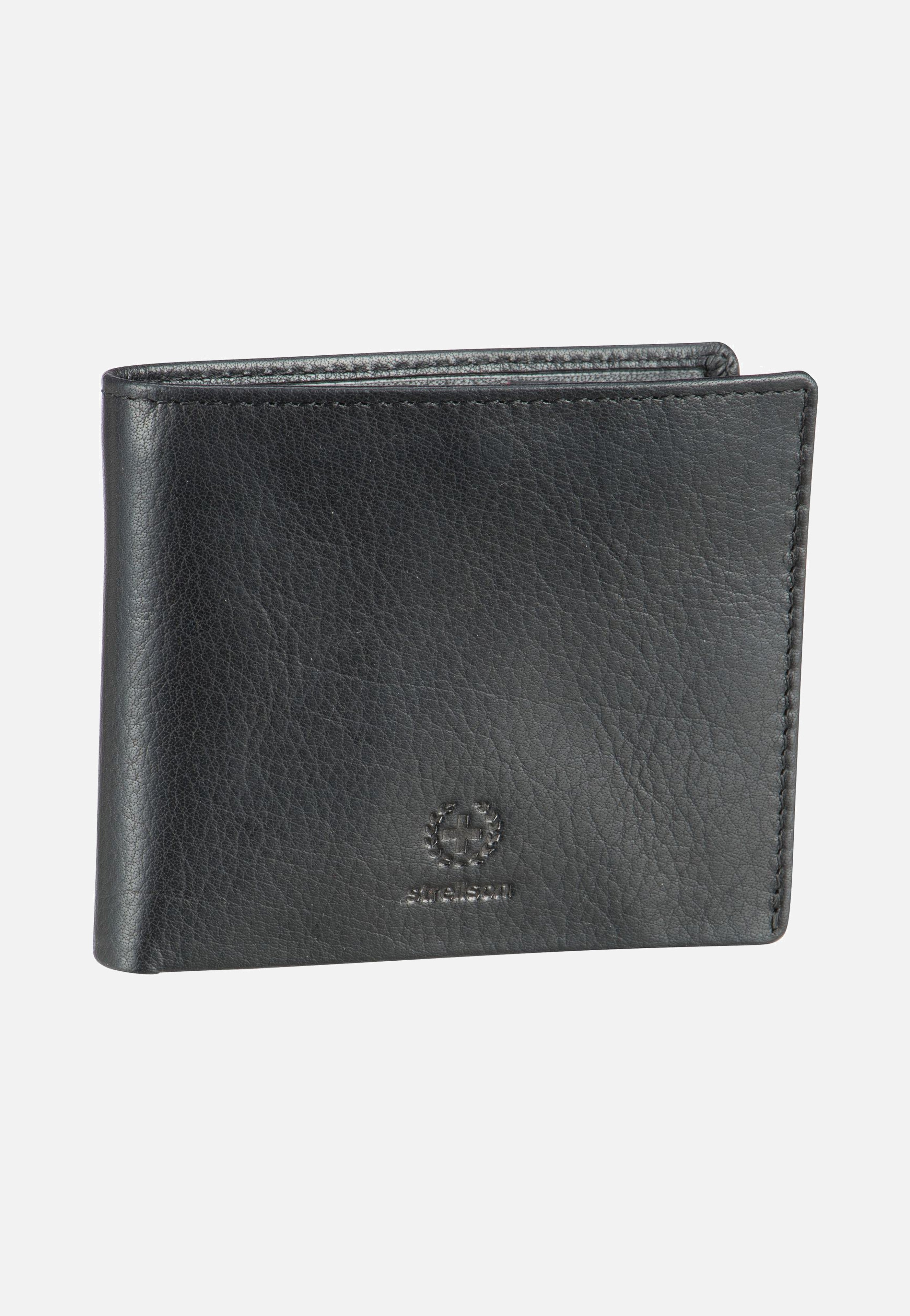 Bill Wall Leather ケース ブラック Strellson Blackwall BillFold H8 Black - Wallet | Sakoi