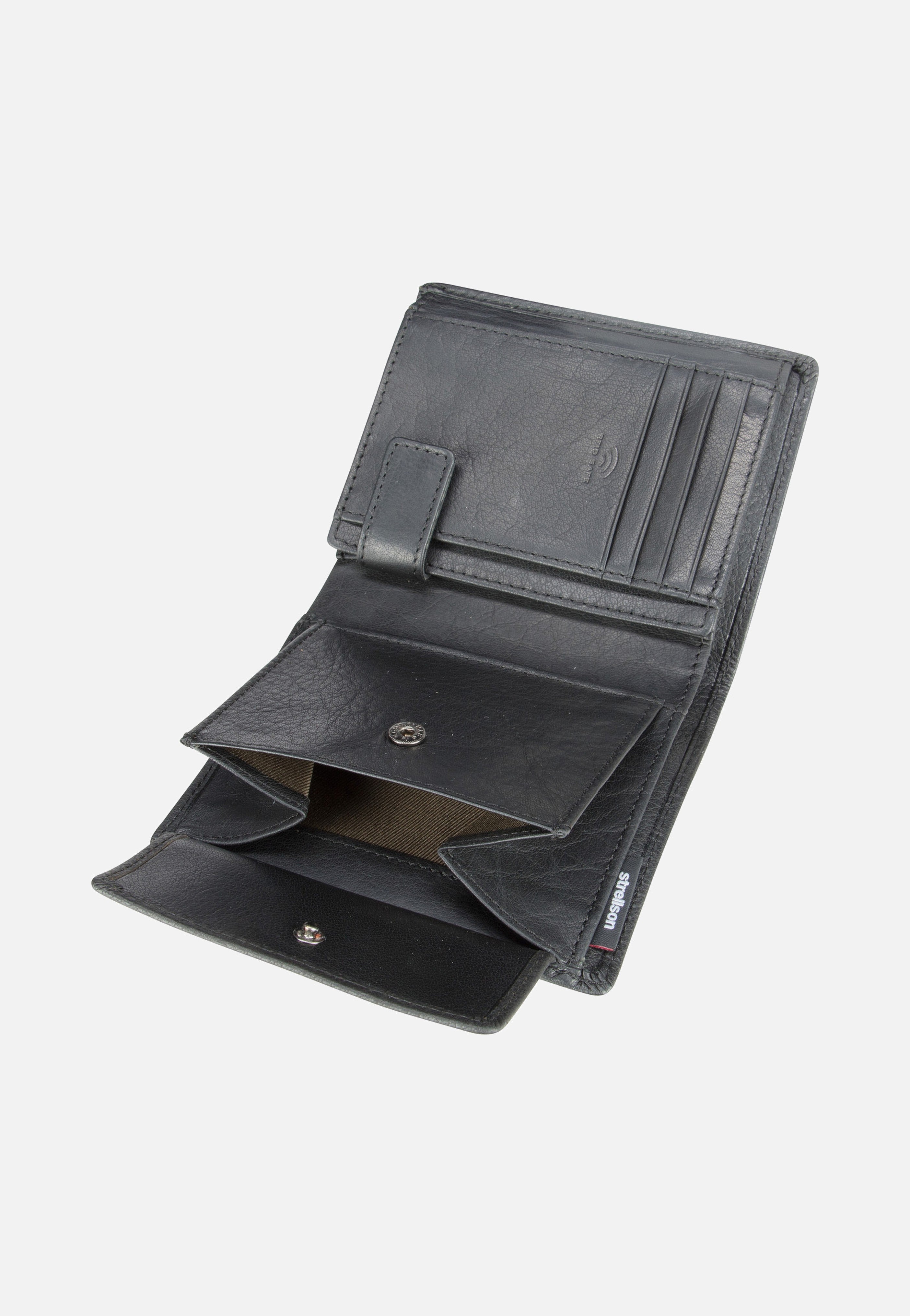 Strellson Blackwall BillFold V8 Black Wallet