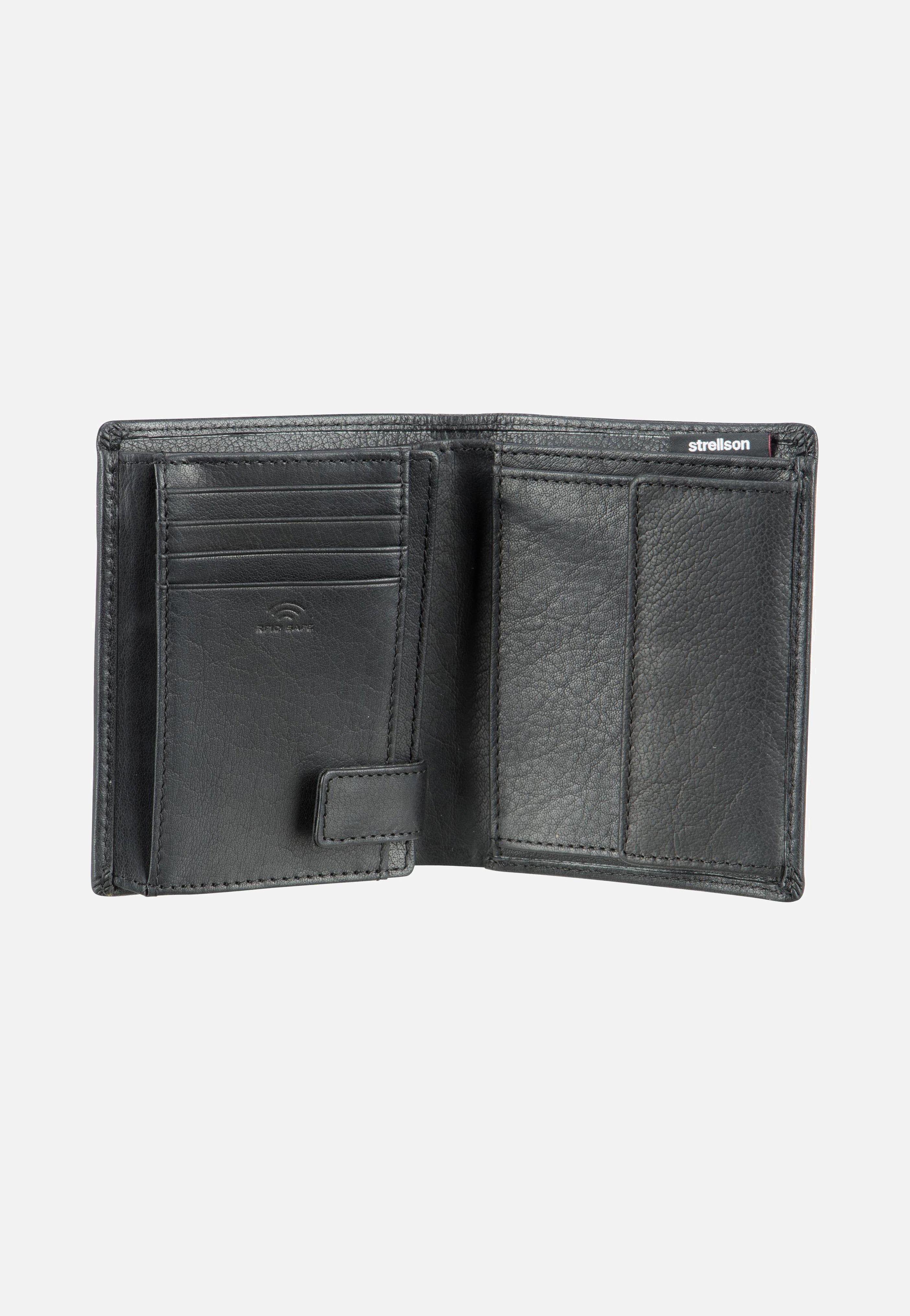 Strellson Blackwall BillFold V8 Black Wallet
