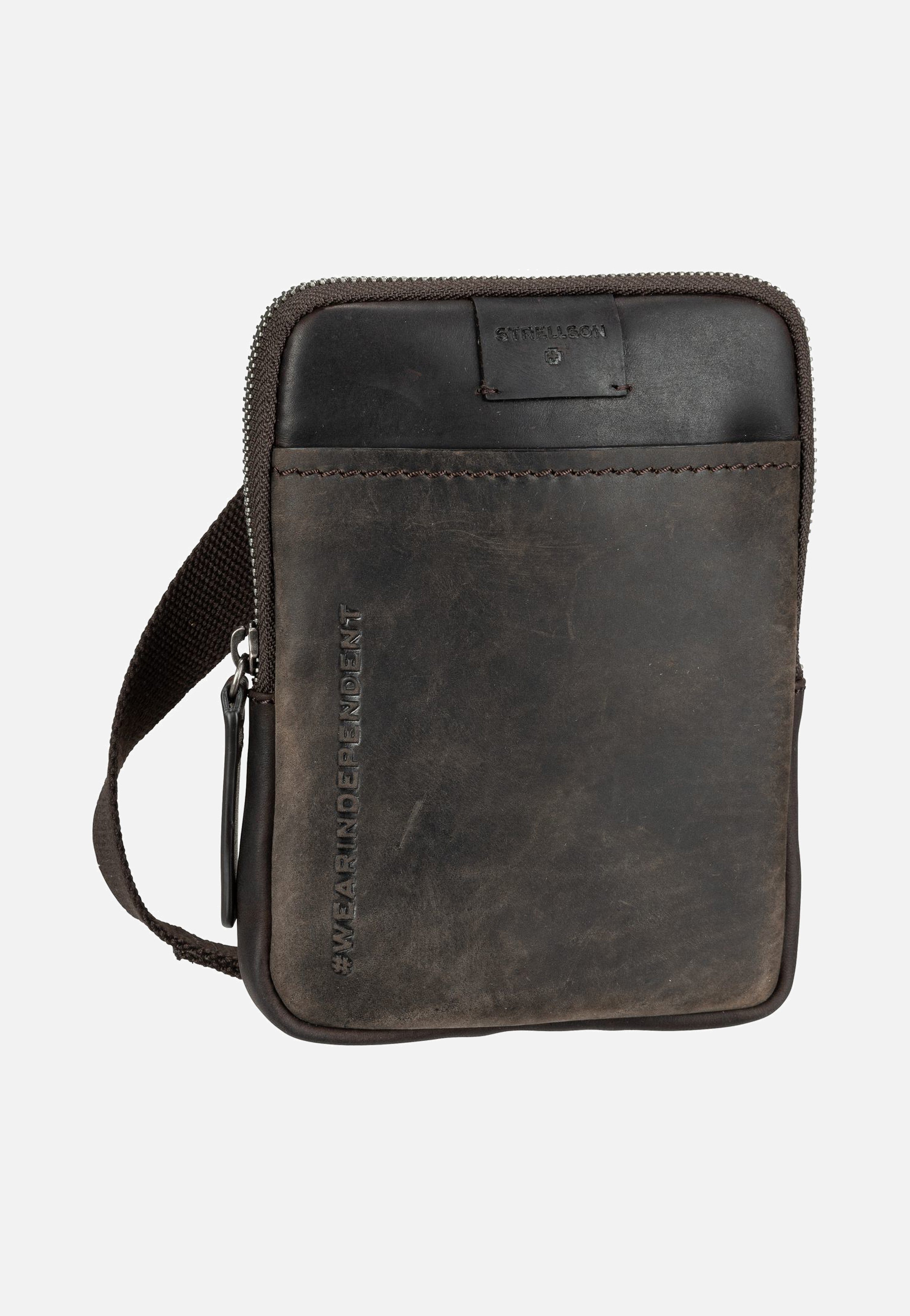 Strellson - Brick Lane Brian XSVZ 1 Dark Brown - Shoulder Bag | Men-Image