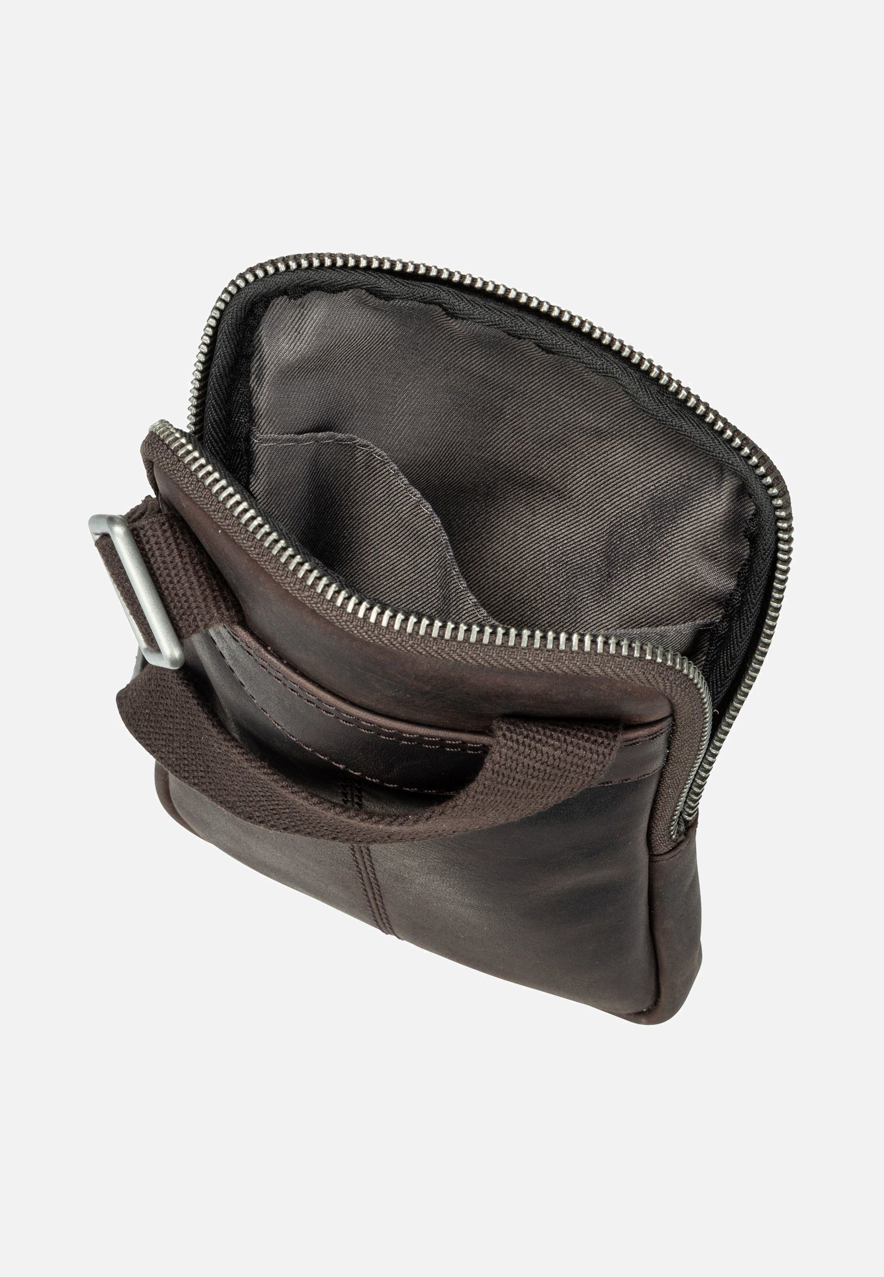 Strellson - Brick Lane Brian XSVZ 1 Dark Brown - Shoulder Bag | Men-Image