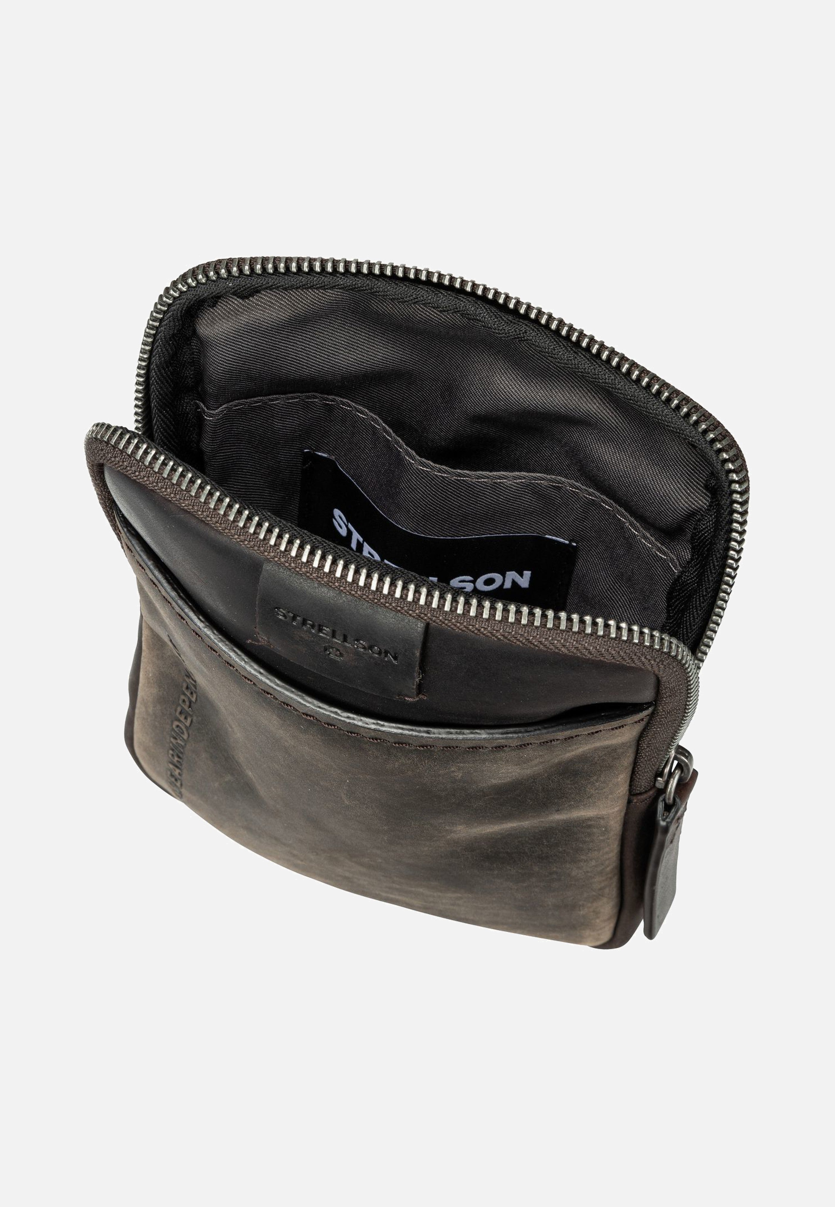 Strellson - Brick Lane Brian XSVZ 1 Dark Brown - Shoulder Bag | Men-Image