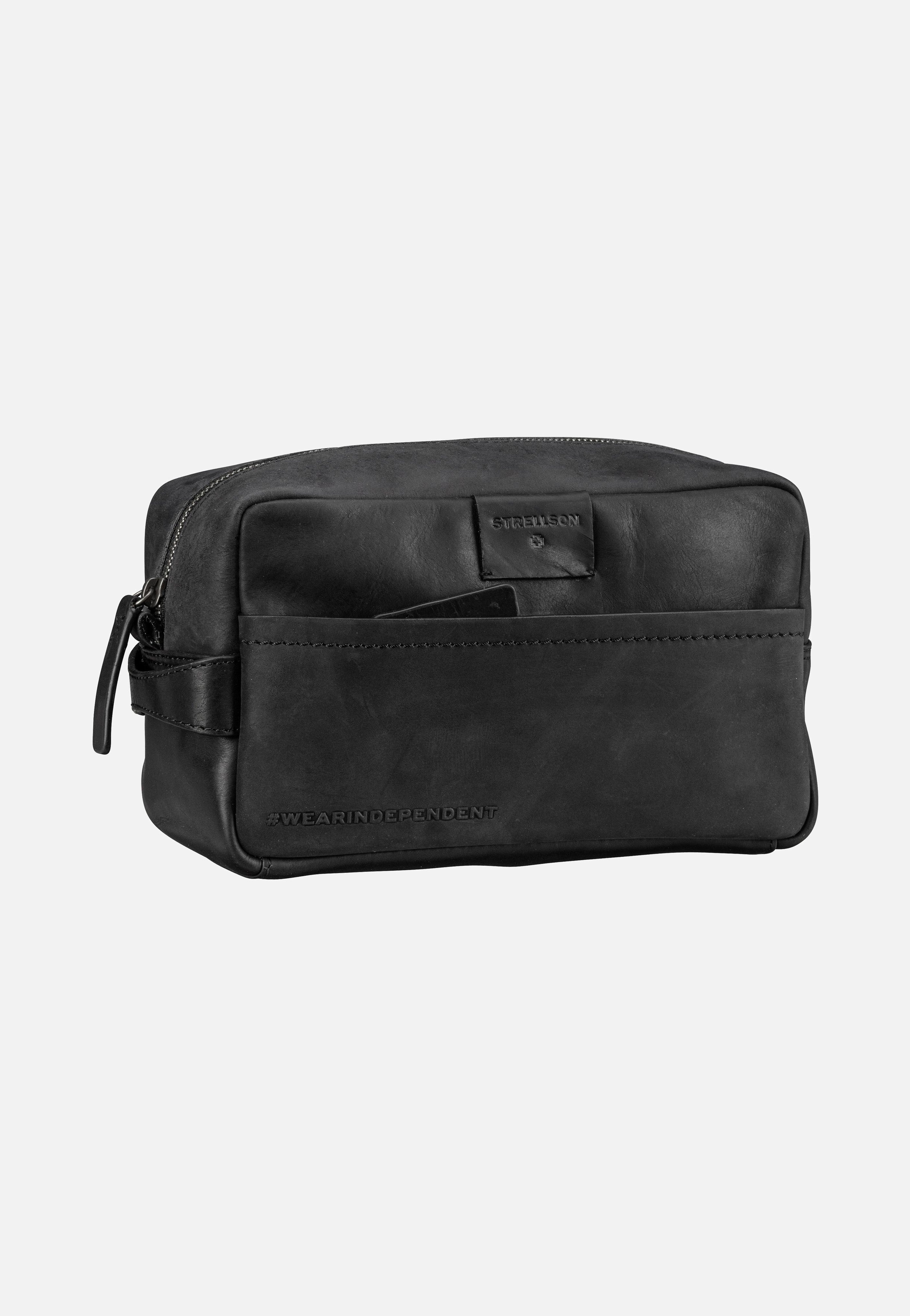 Strellson - Brick Lane Dick Washbag SHZ Black - Toiletry Bag | Men-Image