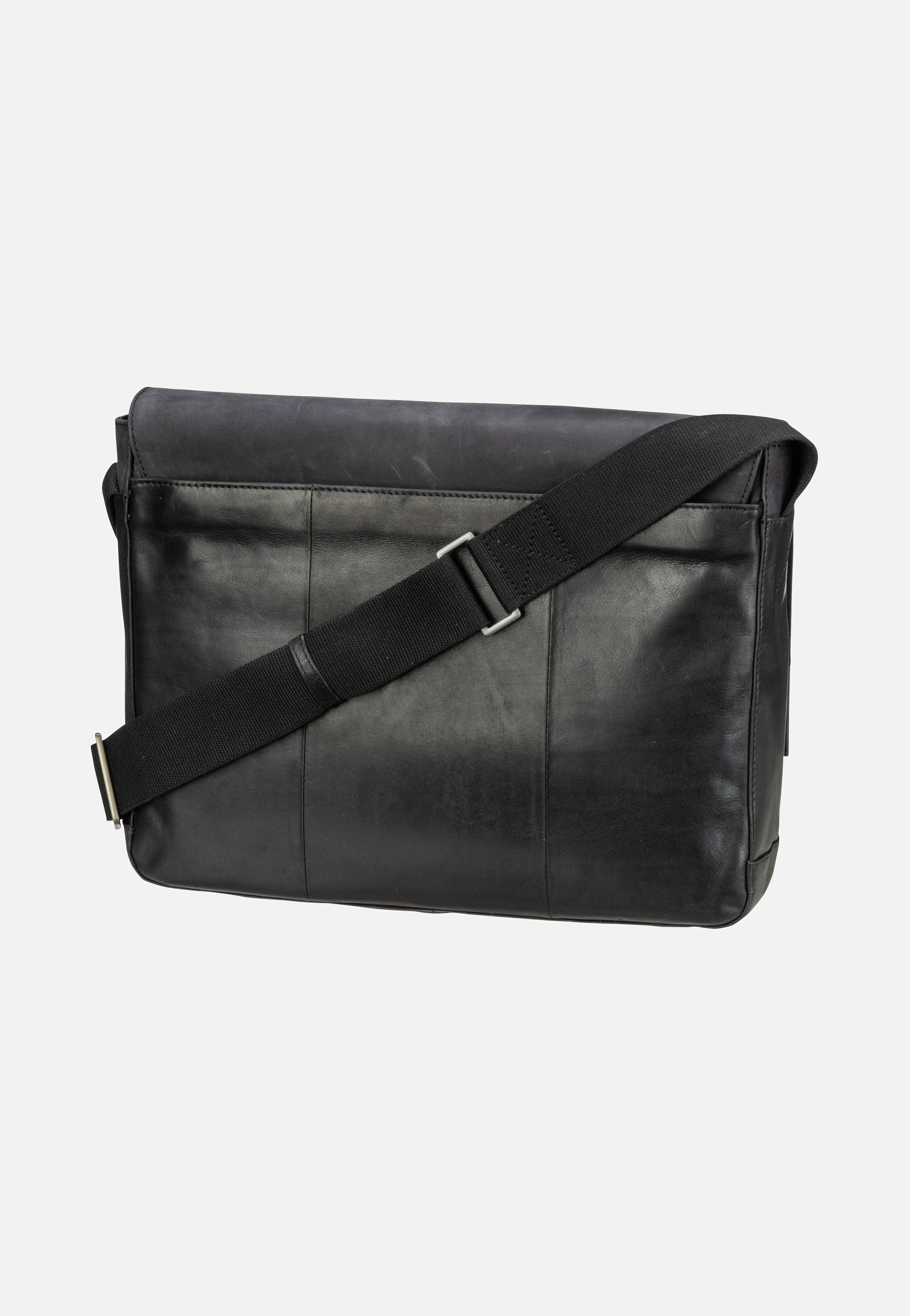 Strellson Brick Lane Jeremy LHF Black Messenger Bag
