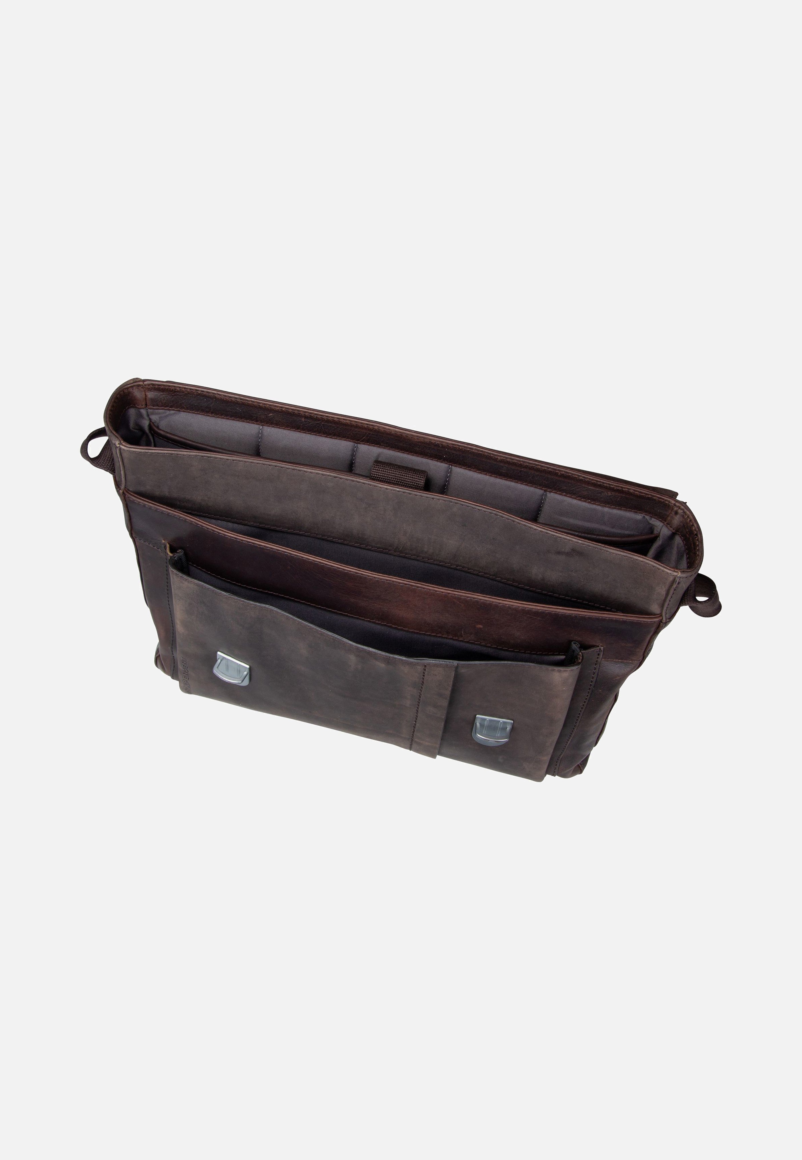 Strellson - Brick Lane Jeremy LHF Dark Brown - Messenger Bag | Men-Image