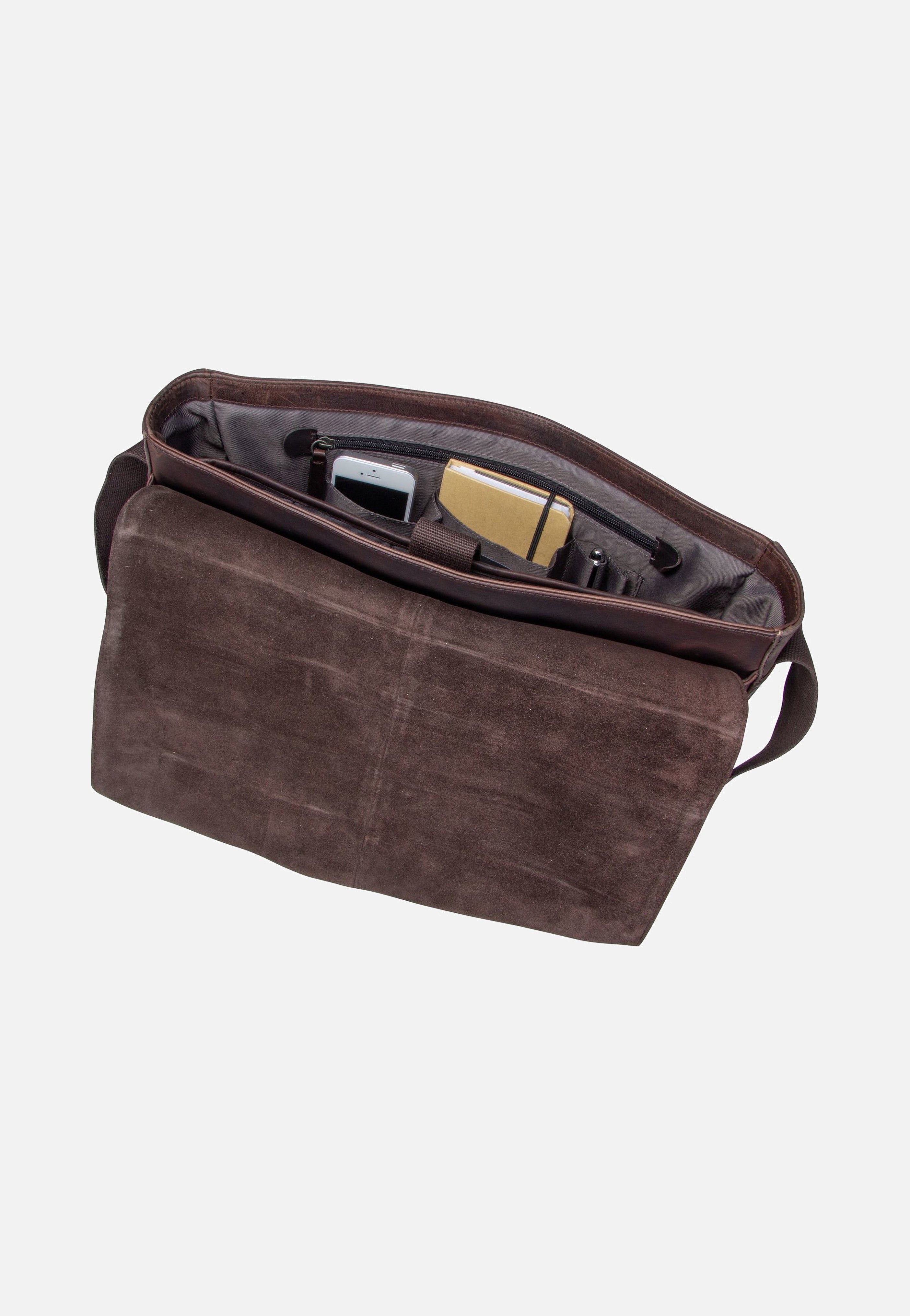 Strellson - Brick Lane Jeremy LHF Dark Brown - Messenger Bag | Men-Image