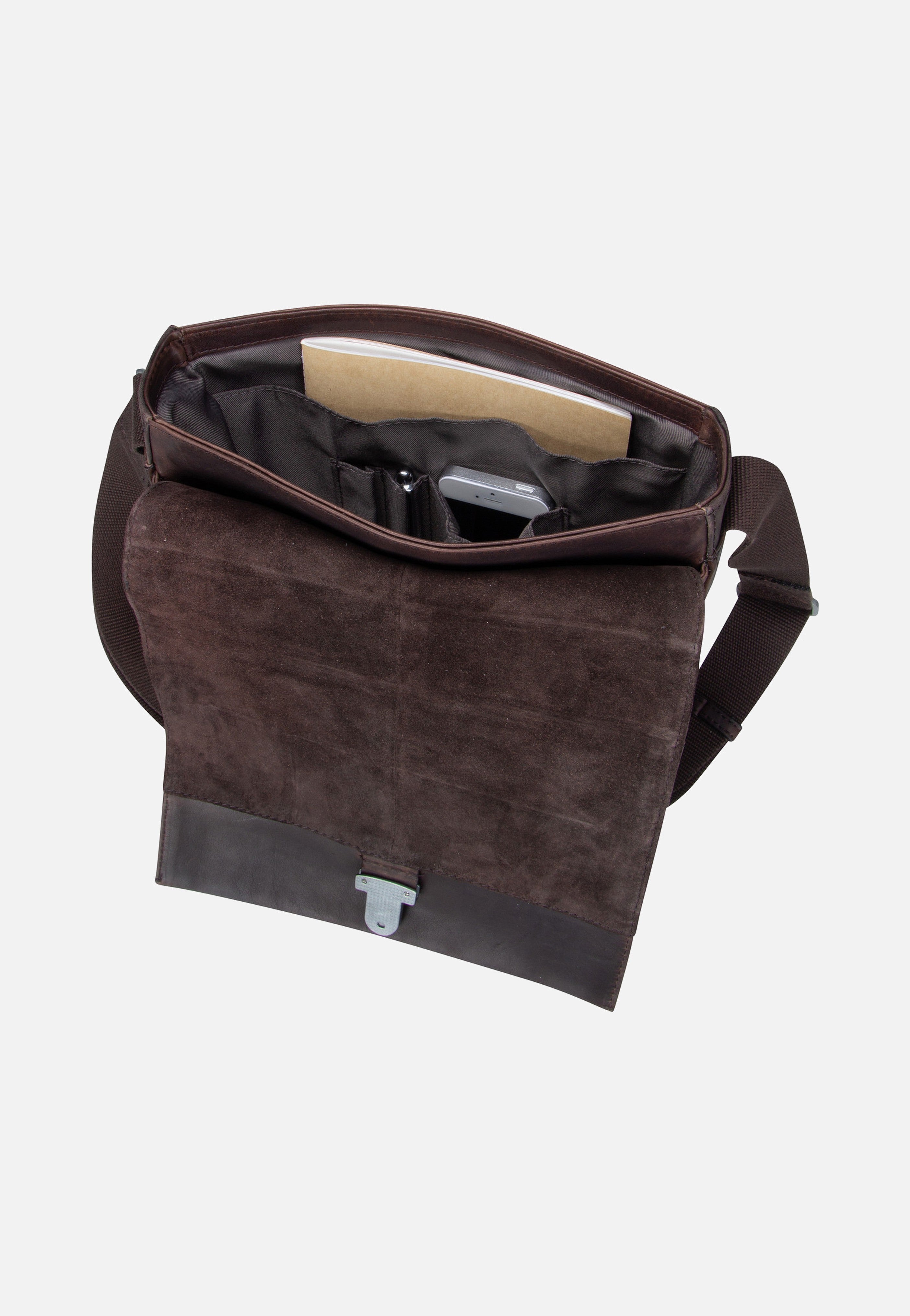 Strellson Brick Lane Jeremy SVF Dark Brown Crossbody Bag