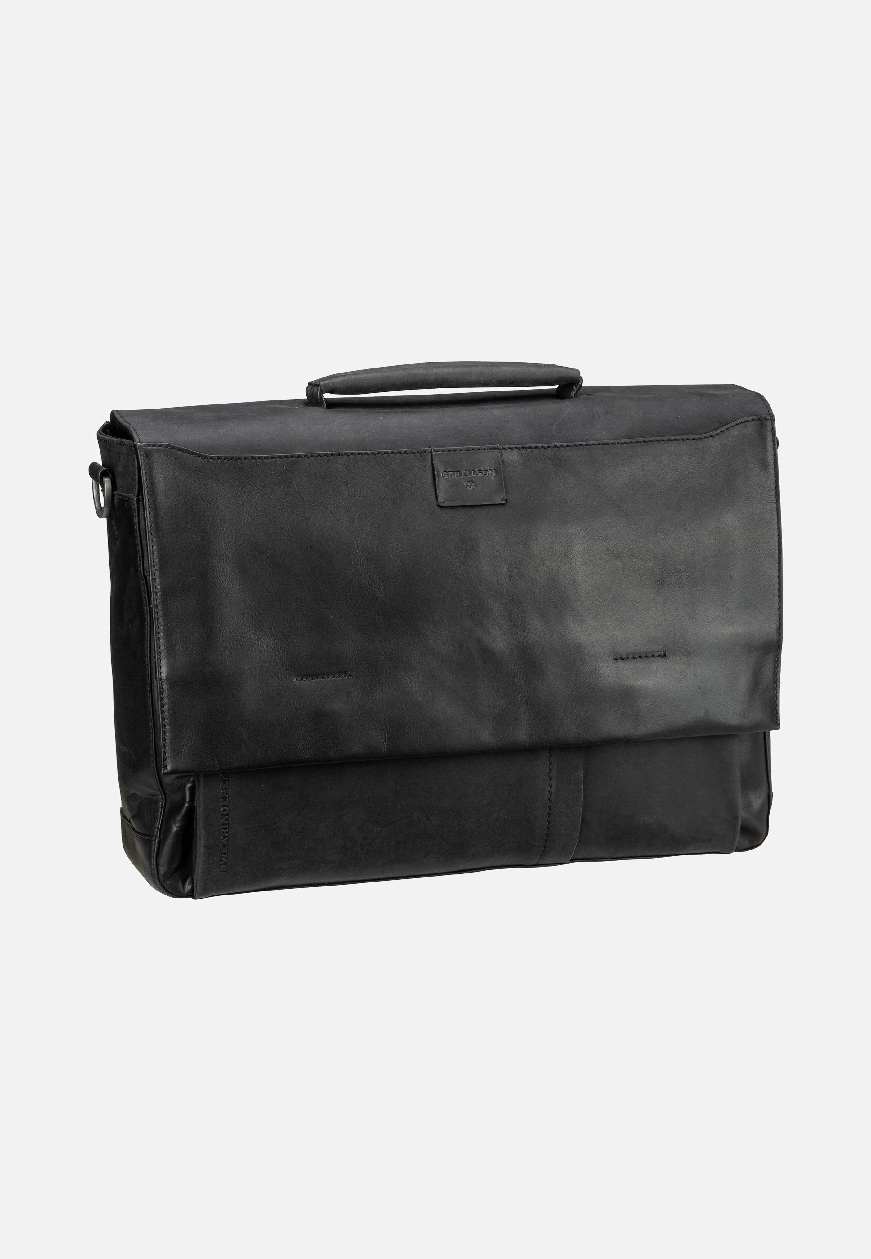 Strellson - Brick Lane Jim Briefbag LHF Black - Briefcase | Men-Image
