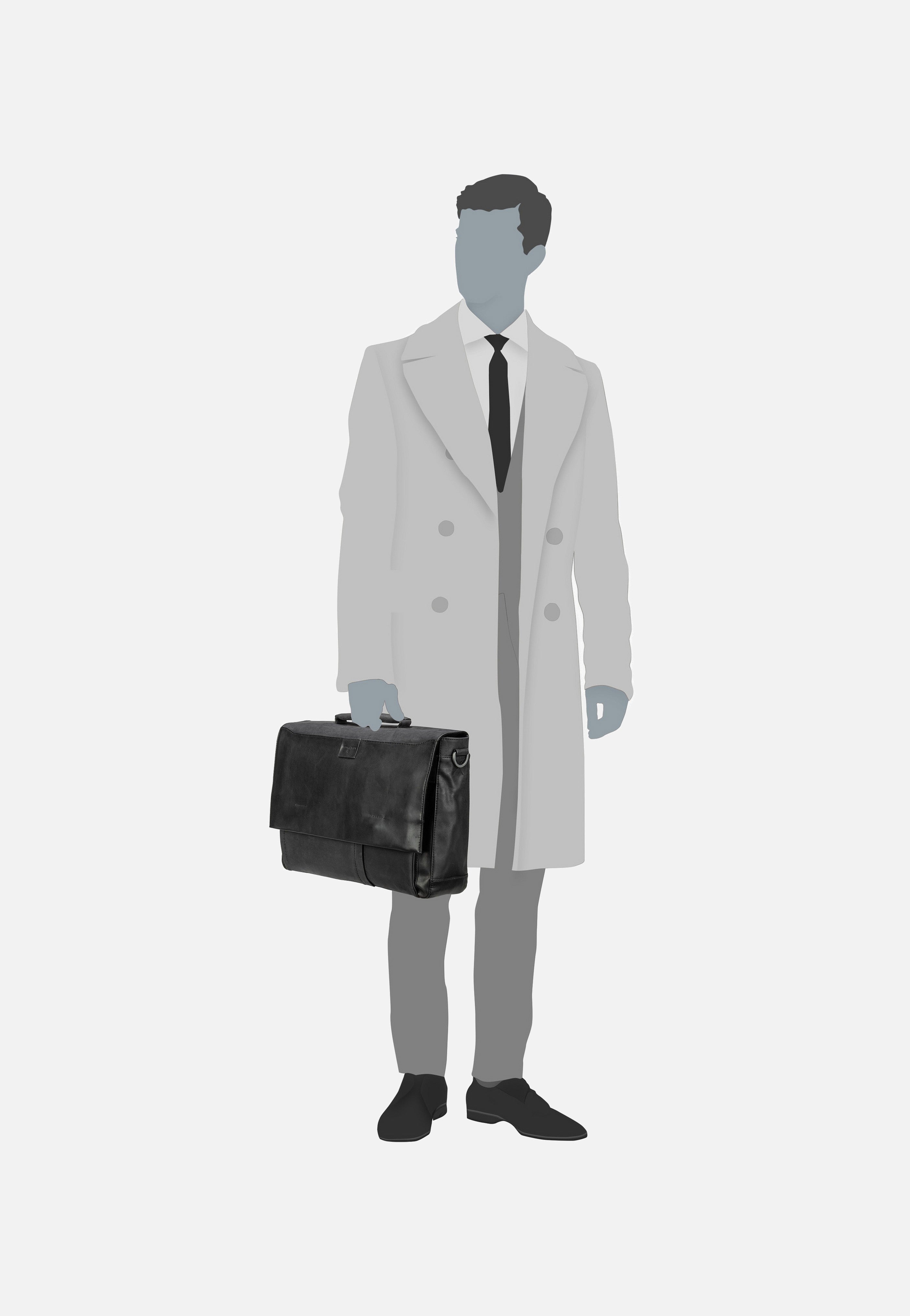 Strellson - Brick Lane Jim Briefbag LHF Black - Briefcase | Men-Image