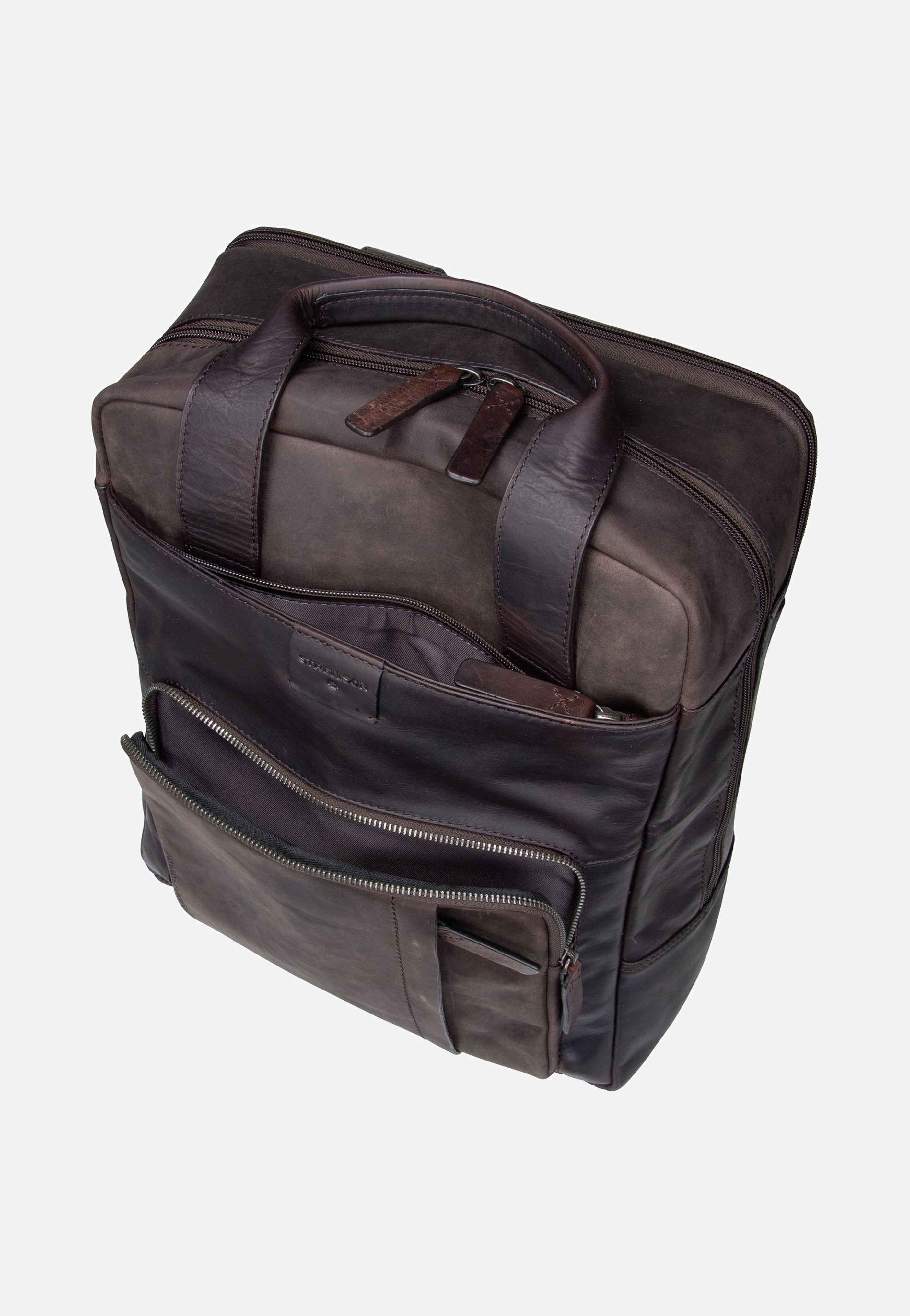 Strellson - Brick Lane Josh Backpack LVZ Dark Brown - Backpack | Men-Image