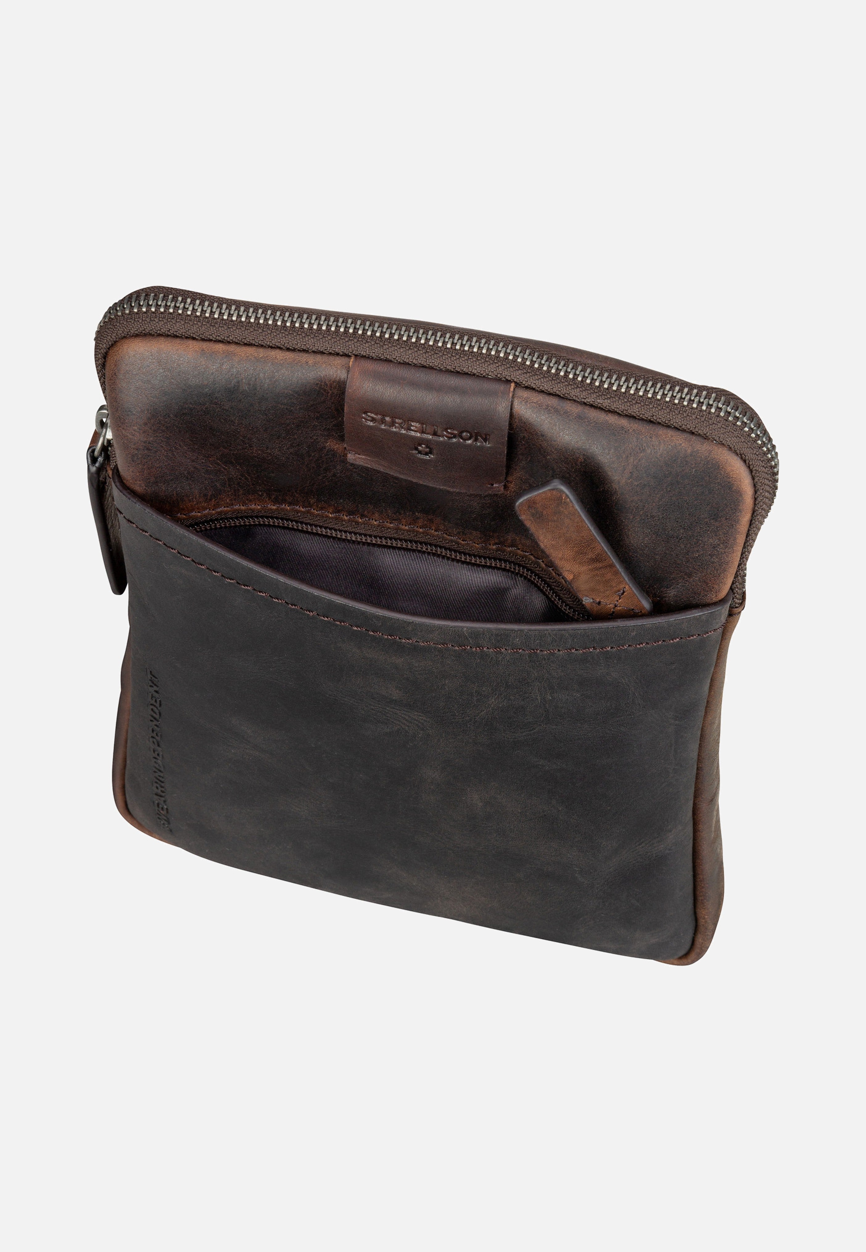 Strellson - Brick Lane Marcus XSVZ1 Dark Brown - Pouch Bag | Men-Image