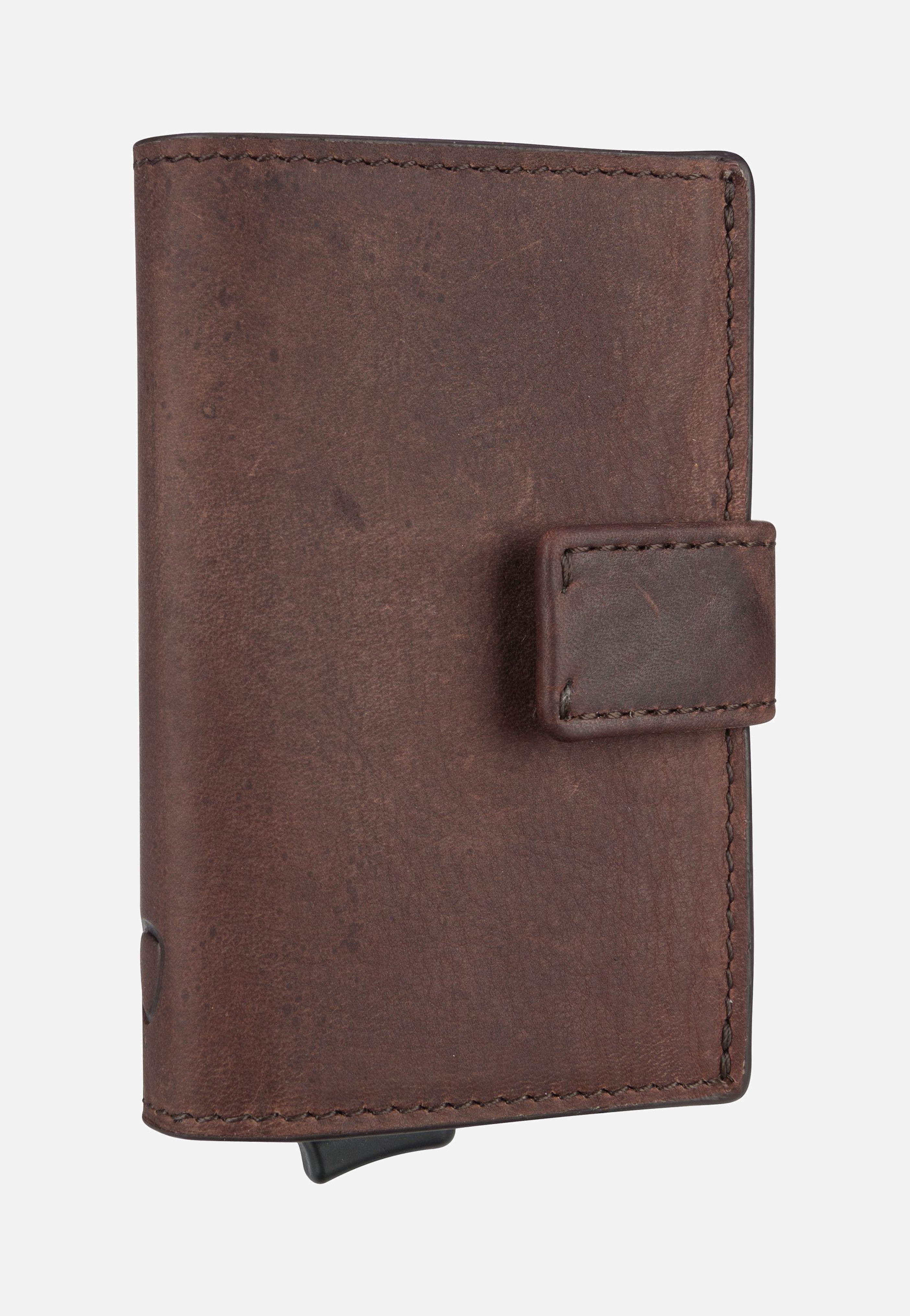 Strellson - Camden C Three E-Cage SV8F Dark Brown - Card Holder | Men-Image