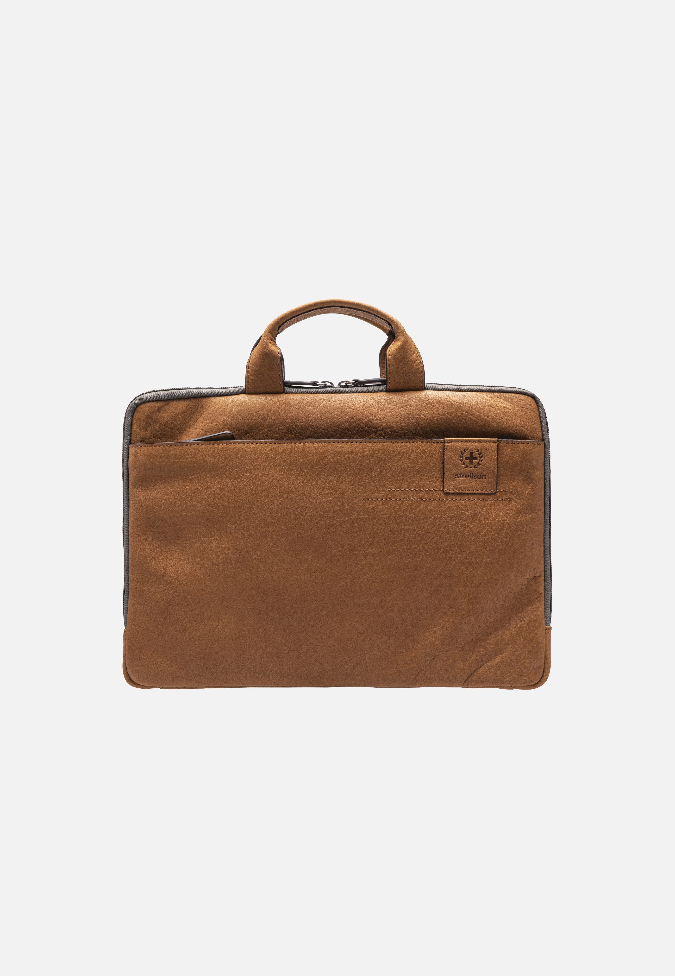 Strellson - Hyde Park BriefBag SHZ 2 Cognac - Briefcase | Men-Image