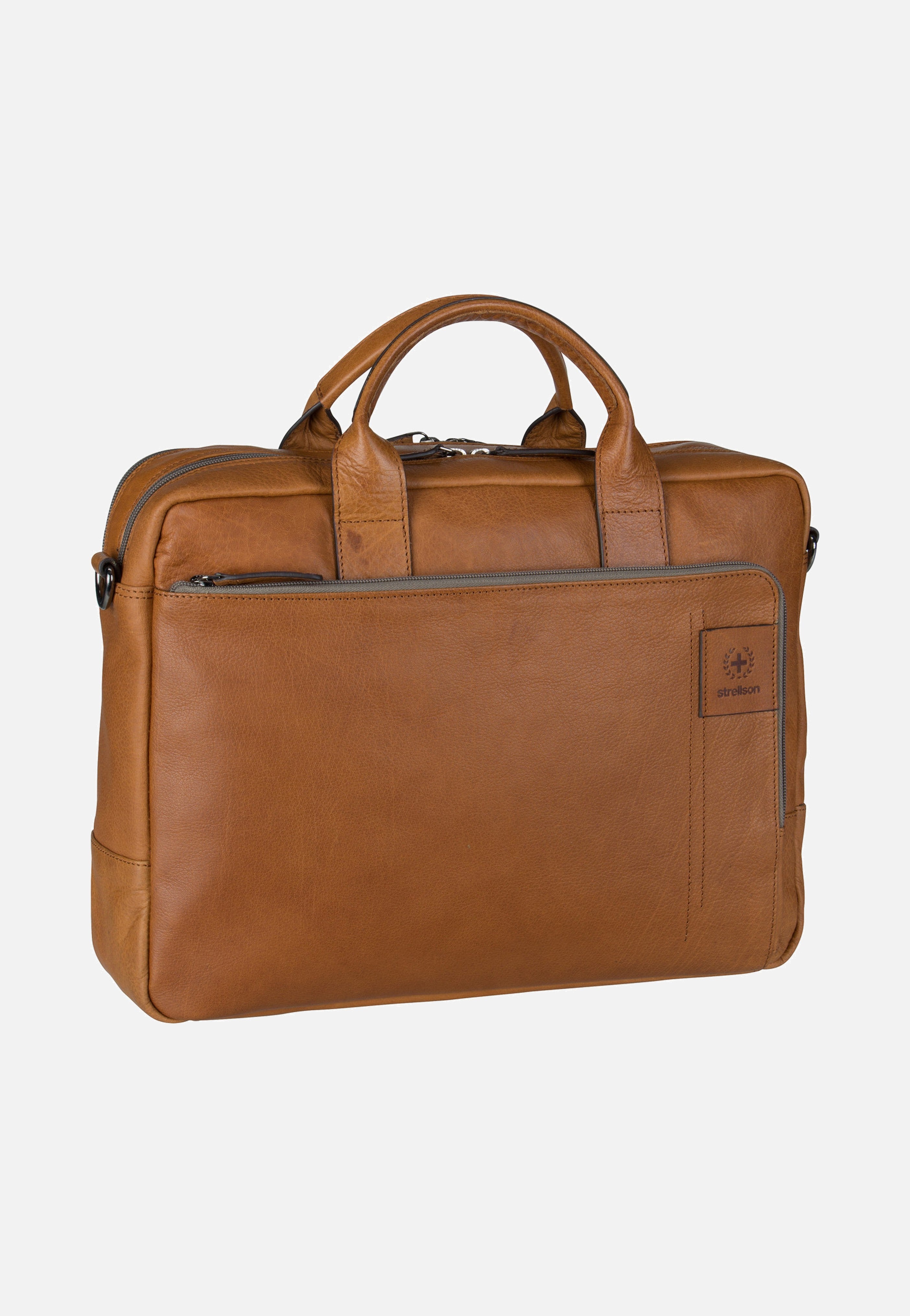 Strellson - Hyde Park BriefBag SHZ Cognac - Briefcase | Men-Image
