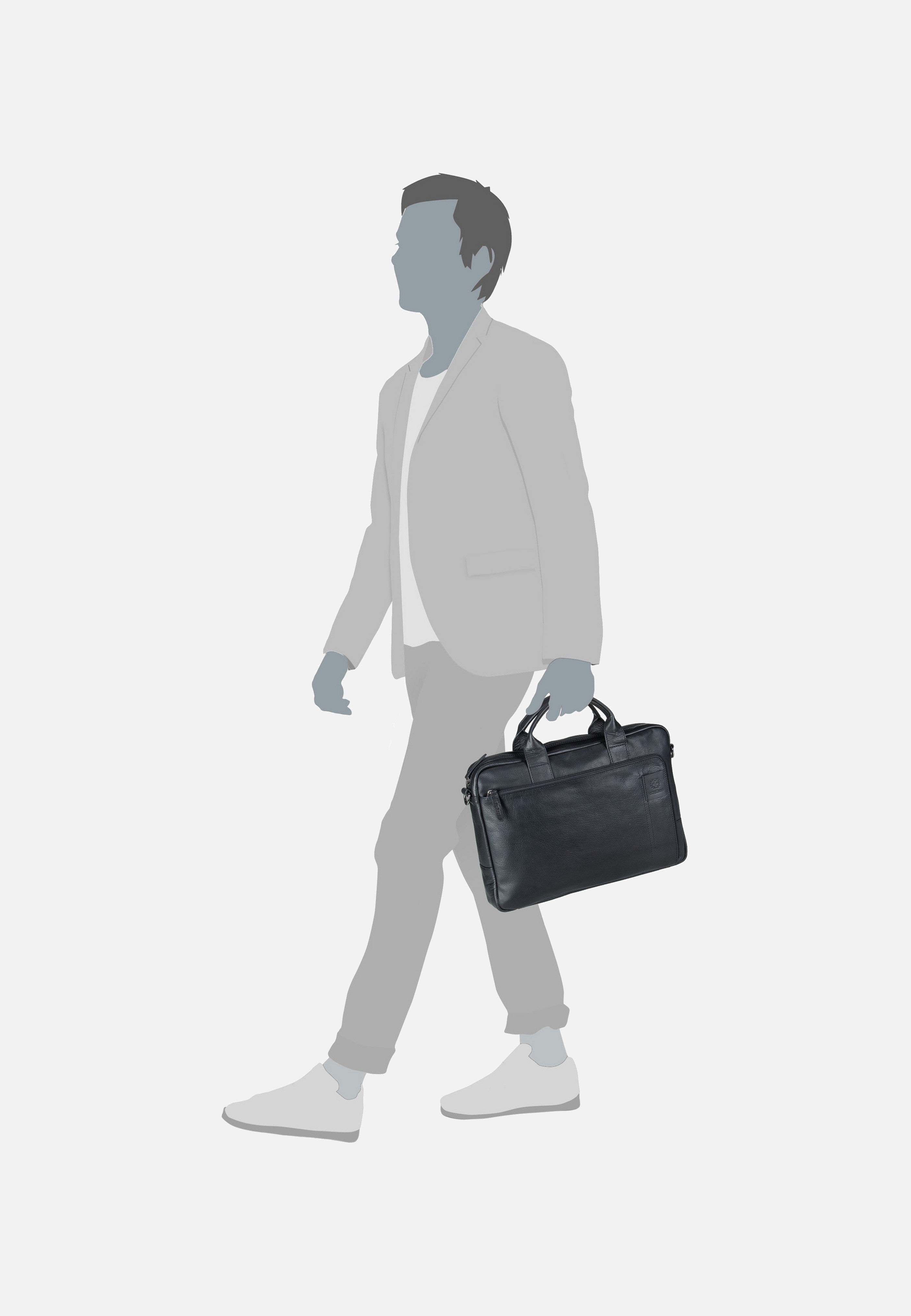 Strellson - Hyde Park BriefBag SHZ1 Black - Briefcase | Men-Image