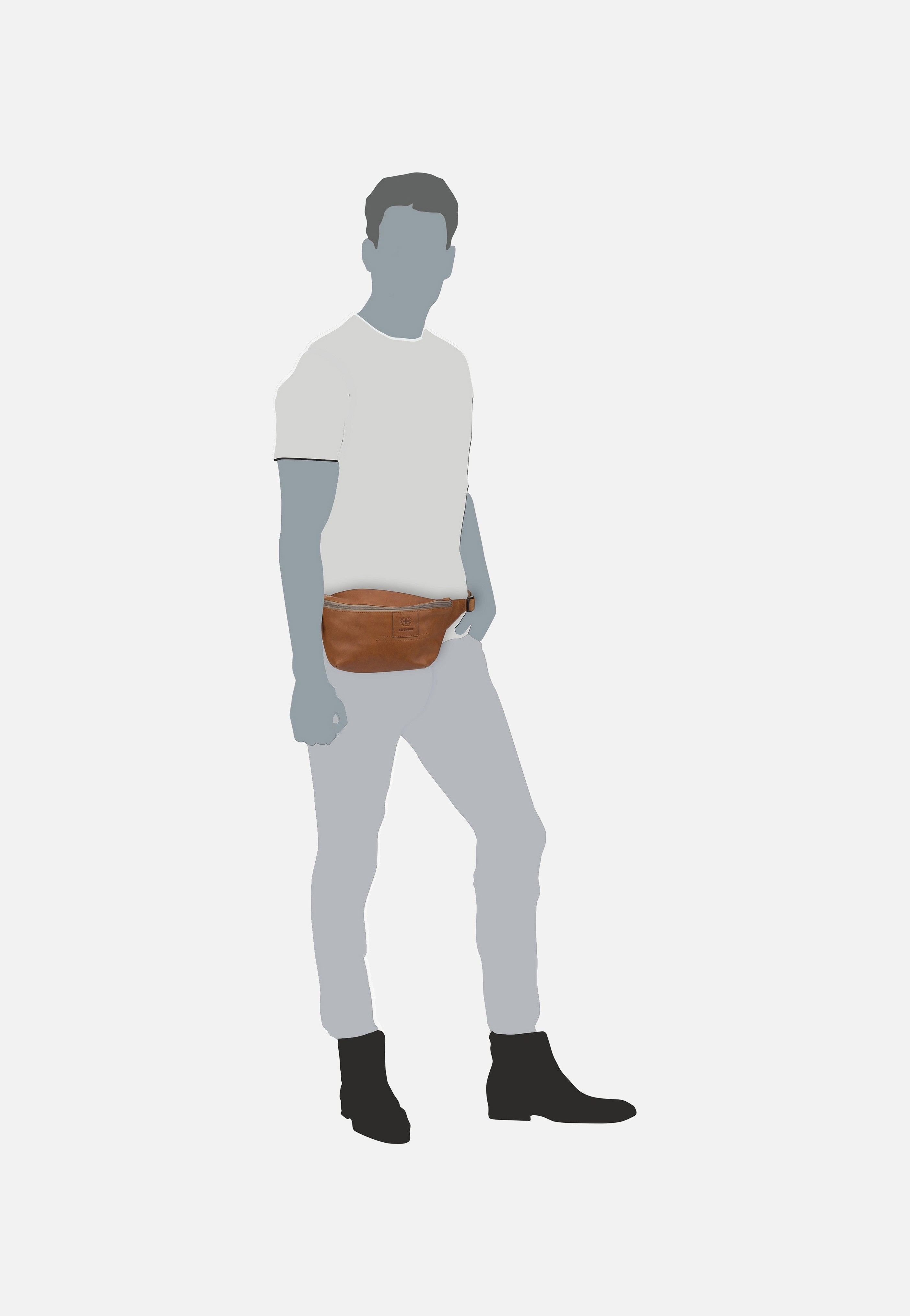 Strellson Hyde Park SHZ Cognac Fanny Pack