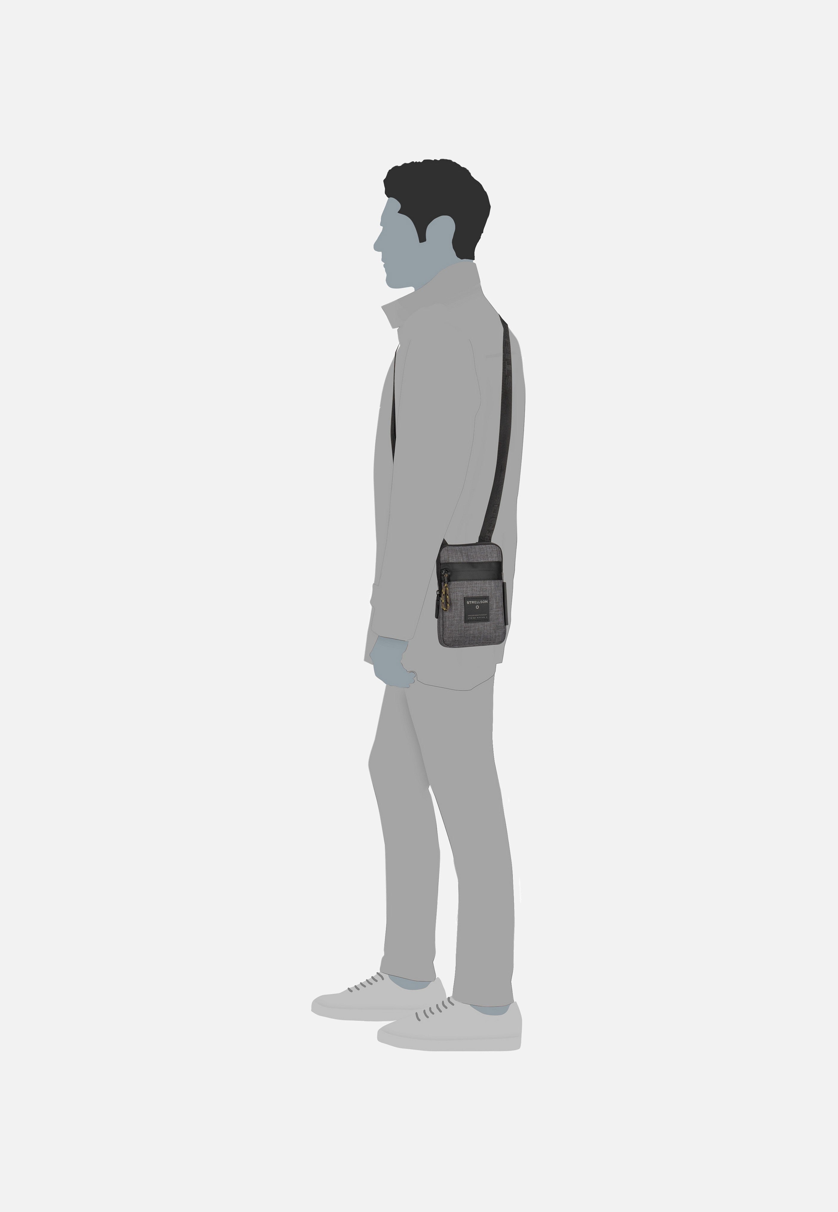 Strellson - Northwood 2.0 Brian XSVZ 1 Dark Grey - Phone Pouches | Men-Image