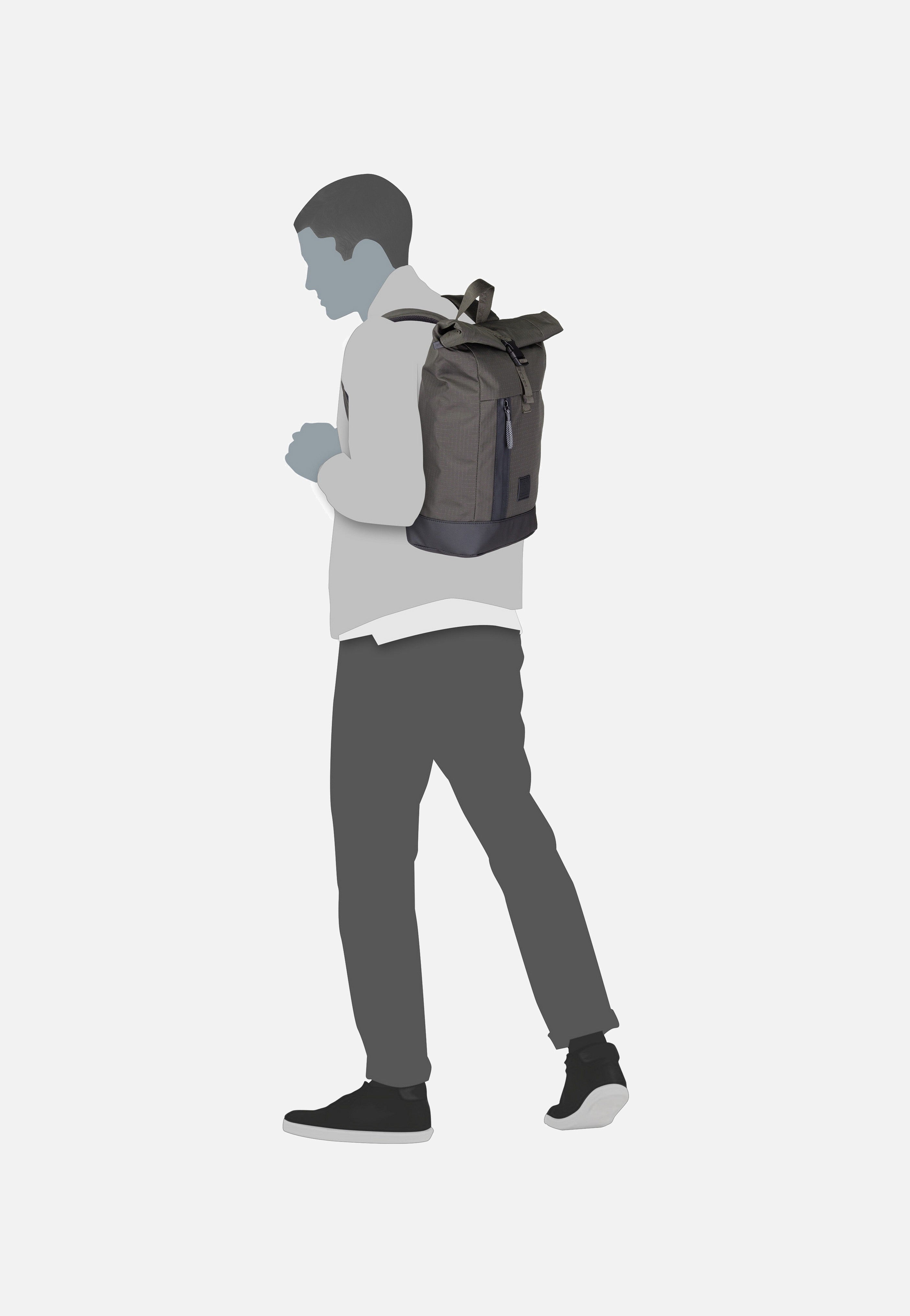 Strellson - Northwood RS Sebastian SVZ Khaki - Backpack | Men-Image