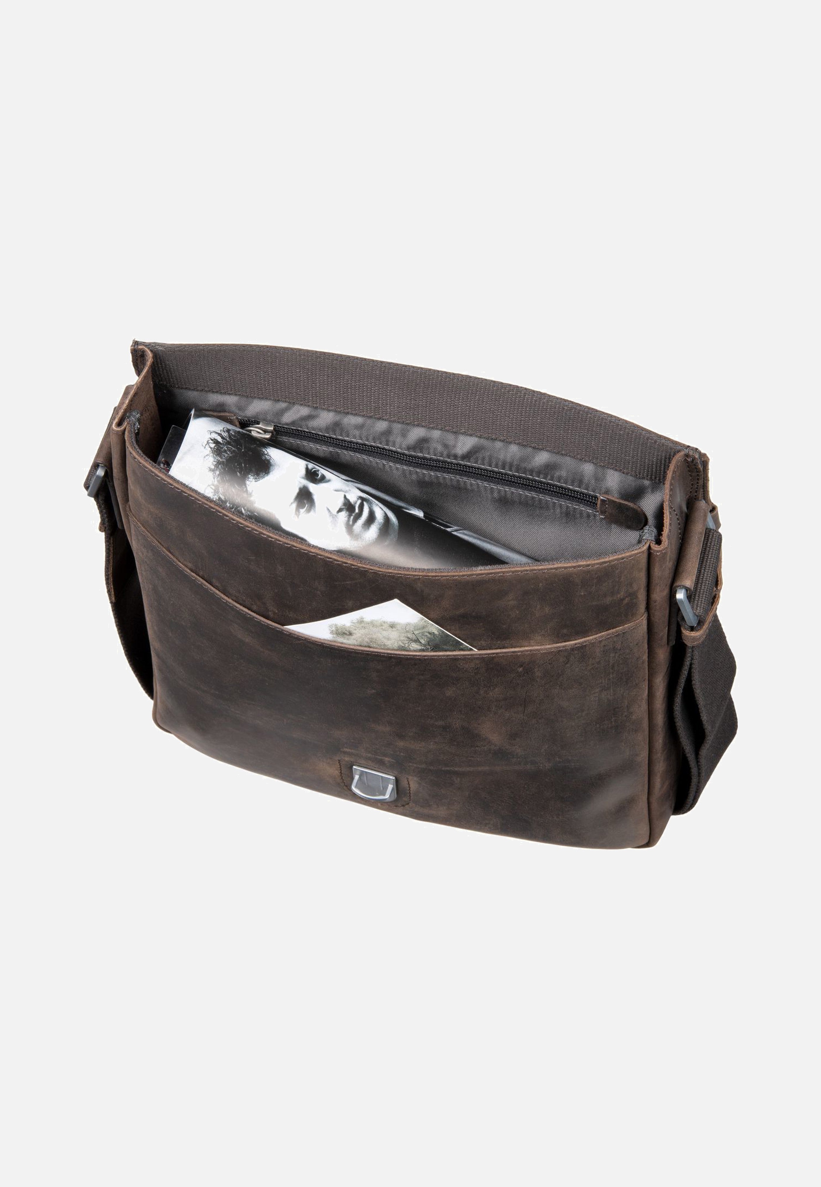 Strellson - Richmond Messenger MV Dark Brown - Shoulder Bag | Men-Image