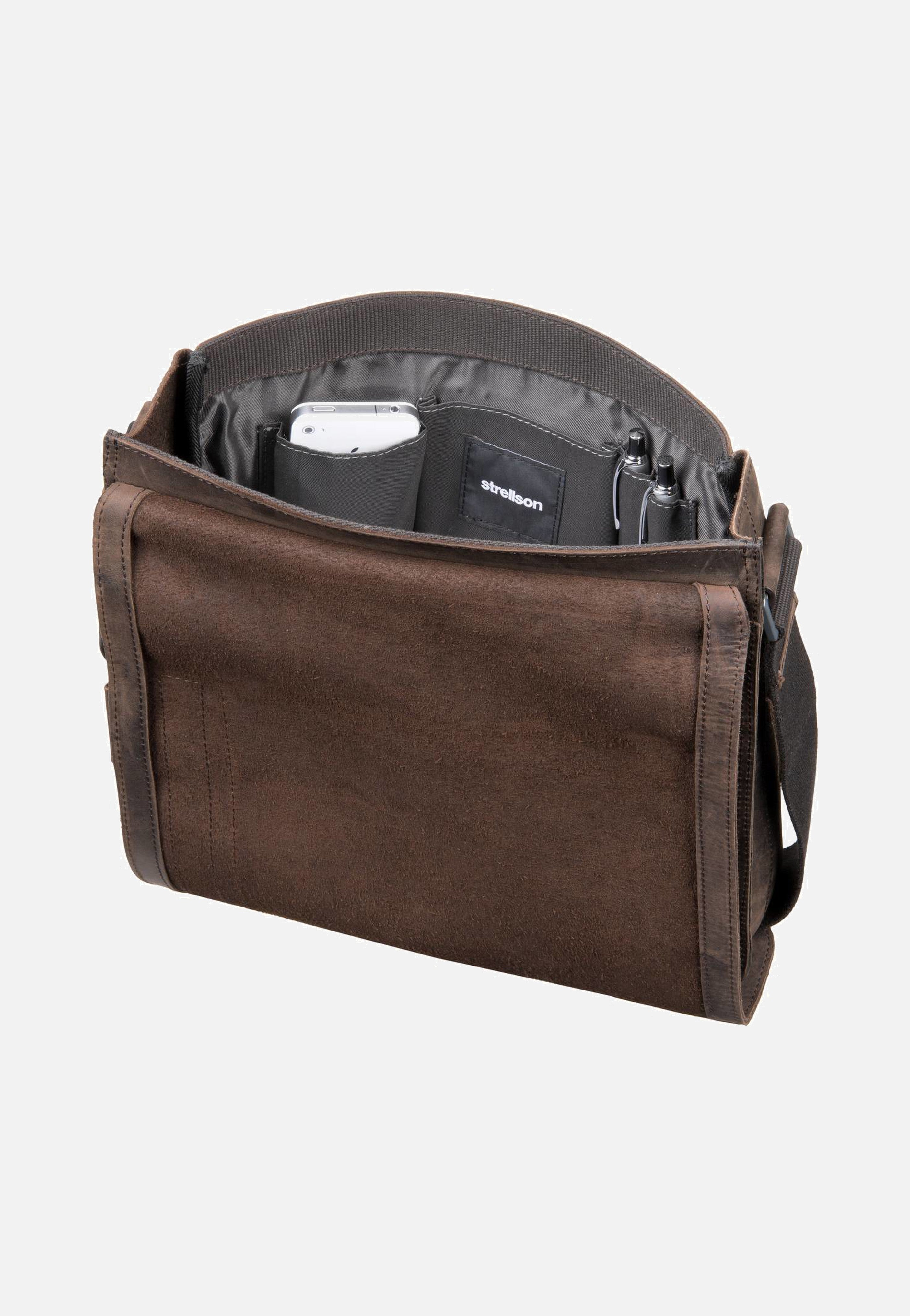 Strellson - Richmond Messenger MV Dark Brown - Crossbody Bag | Men-Image