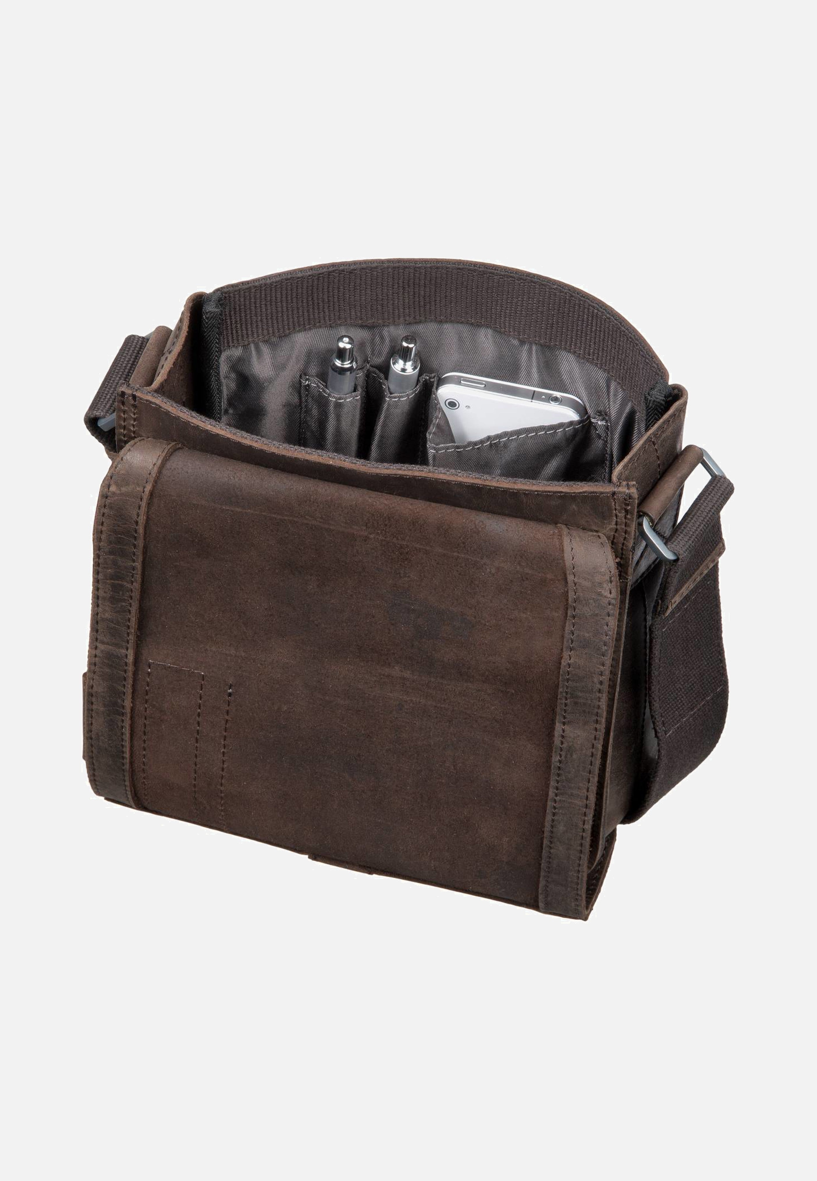 Strellson - Richmond Messenger SV Dark Brown - Crossbody Bag | Men-Image