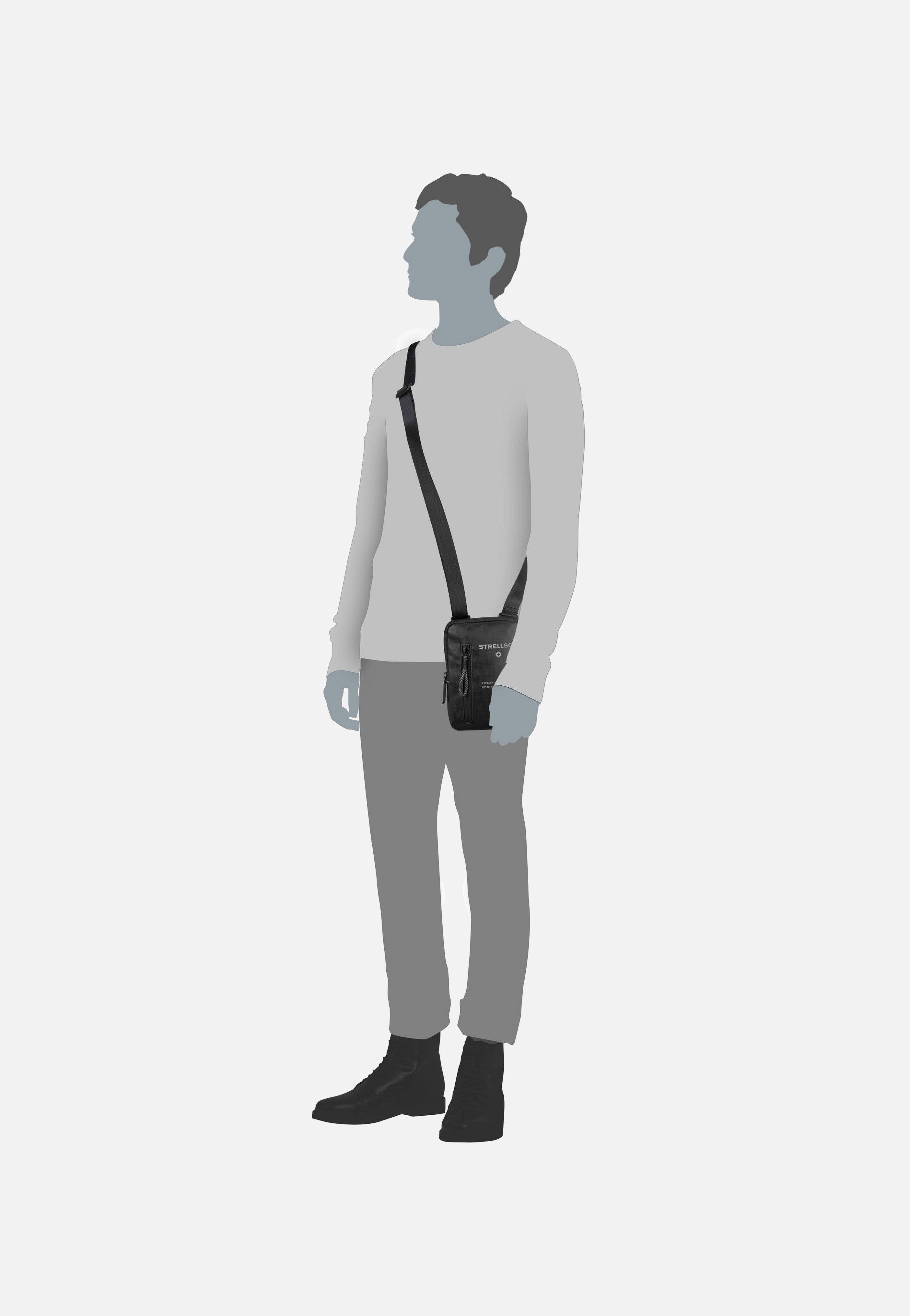 Strellson - Stockwell 2.0 Brian XSVZ Black - Shoulder Bag | Men-Image