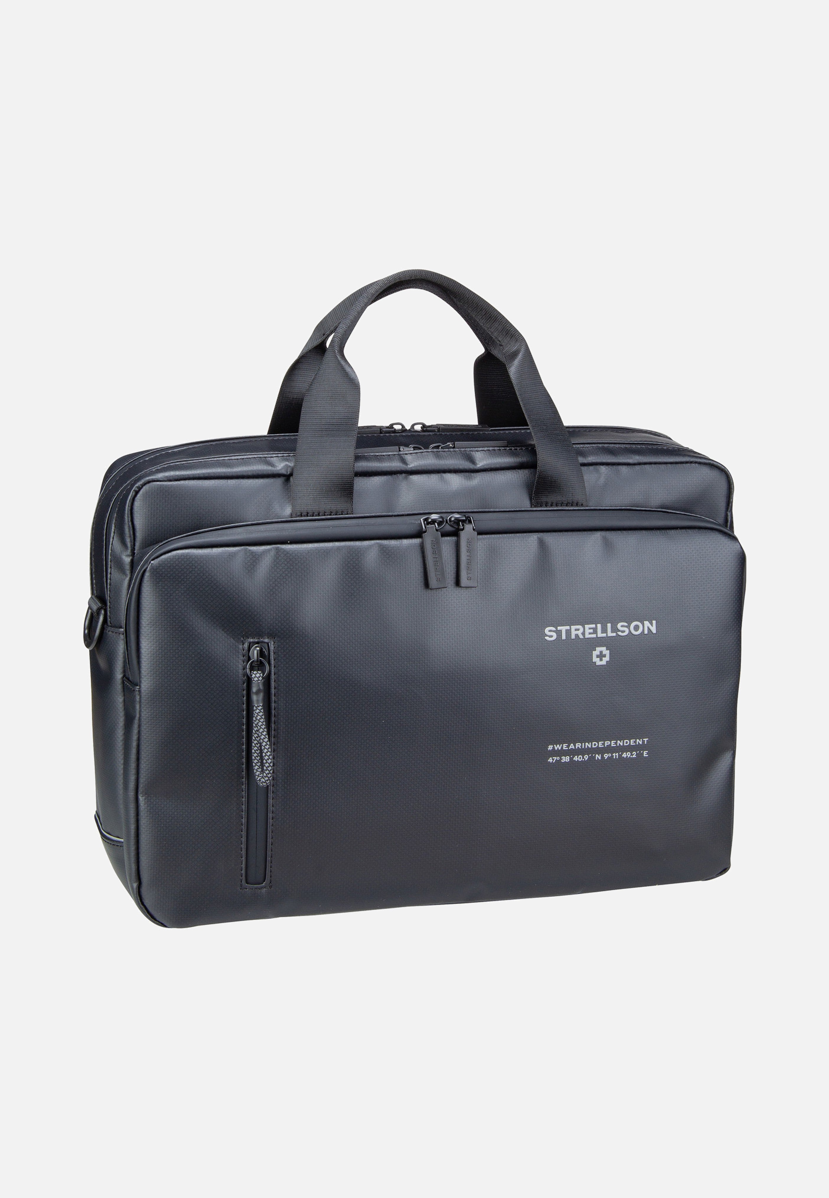 Strellson Stockwell 2.0 Charles Briefbag MHZ Black Briefcase