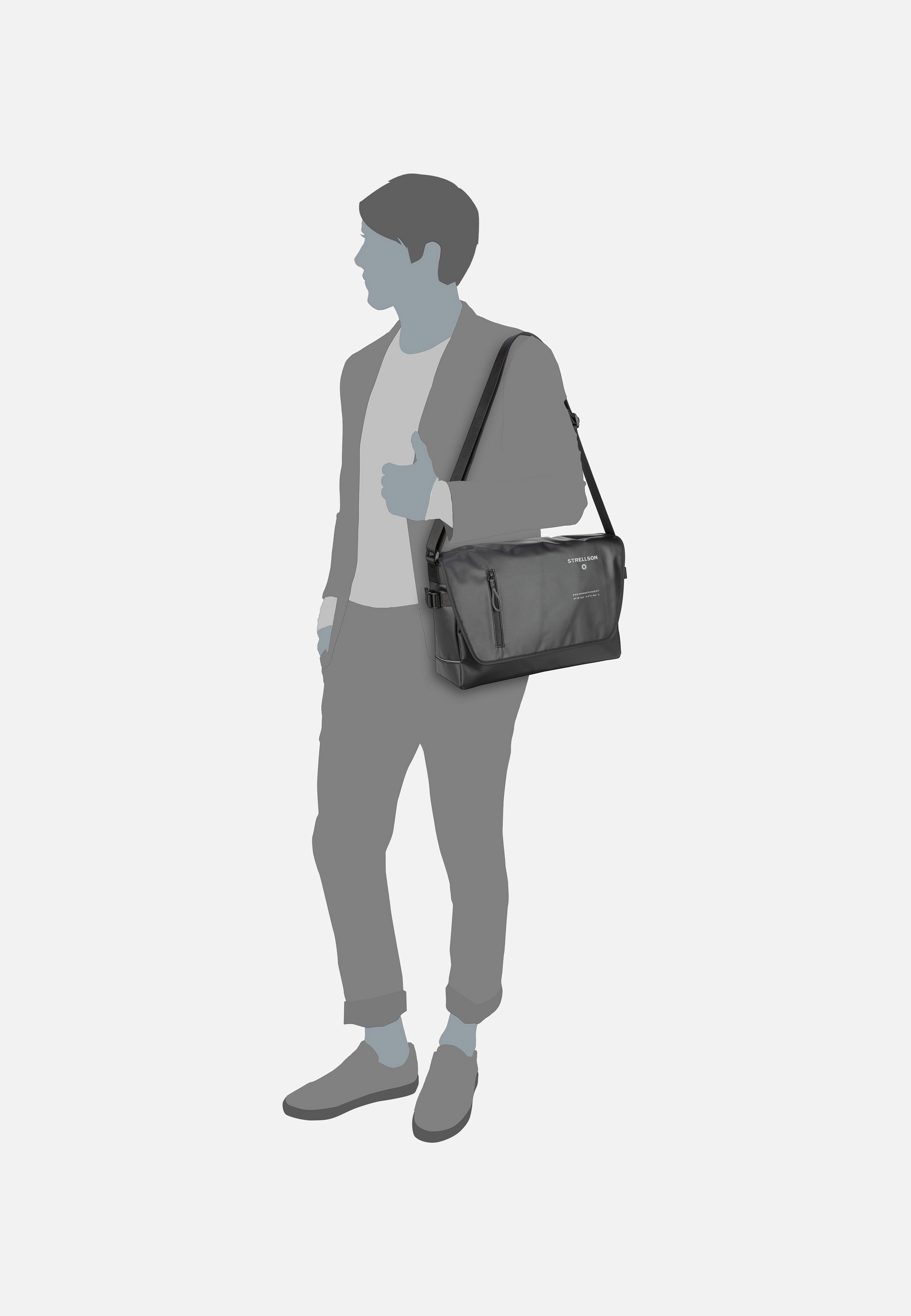 Strellson - Stockwell 2.0 Dorian LHF Black - Messenger Bag | Men-Image
