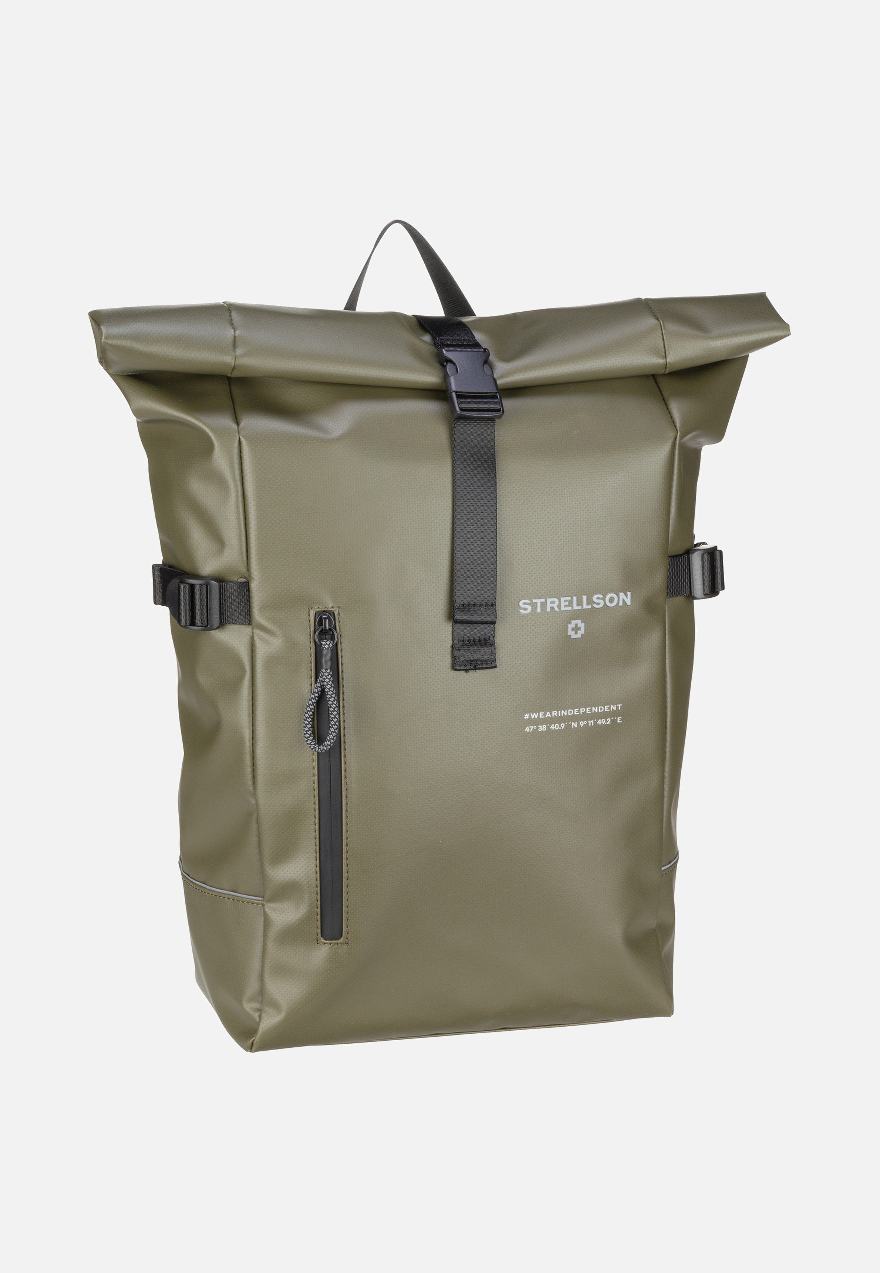 Strellson - Stockwell 2.0 Eddie MVF Khaki - Rolltop Backpack | Men-Image
