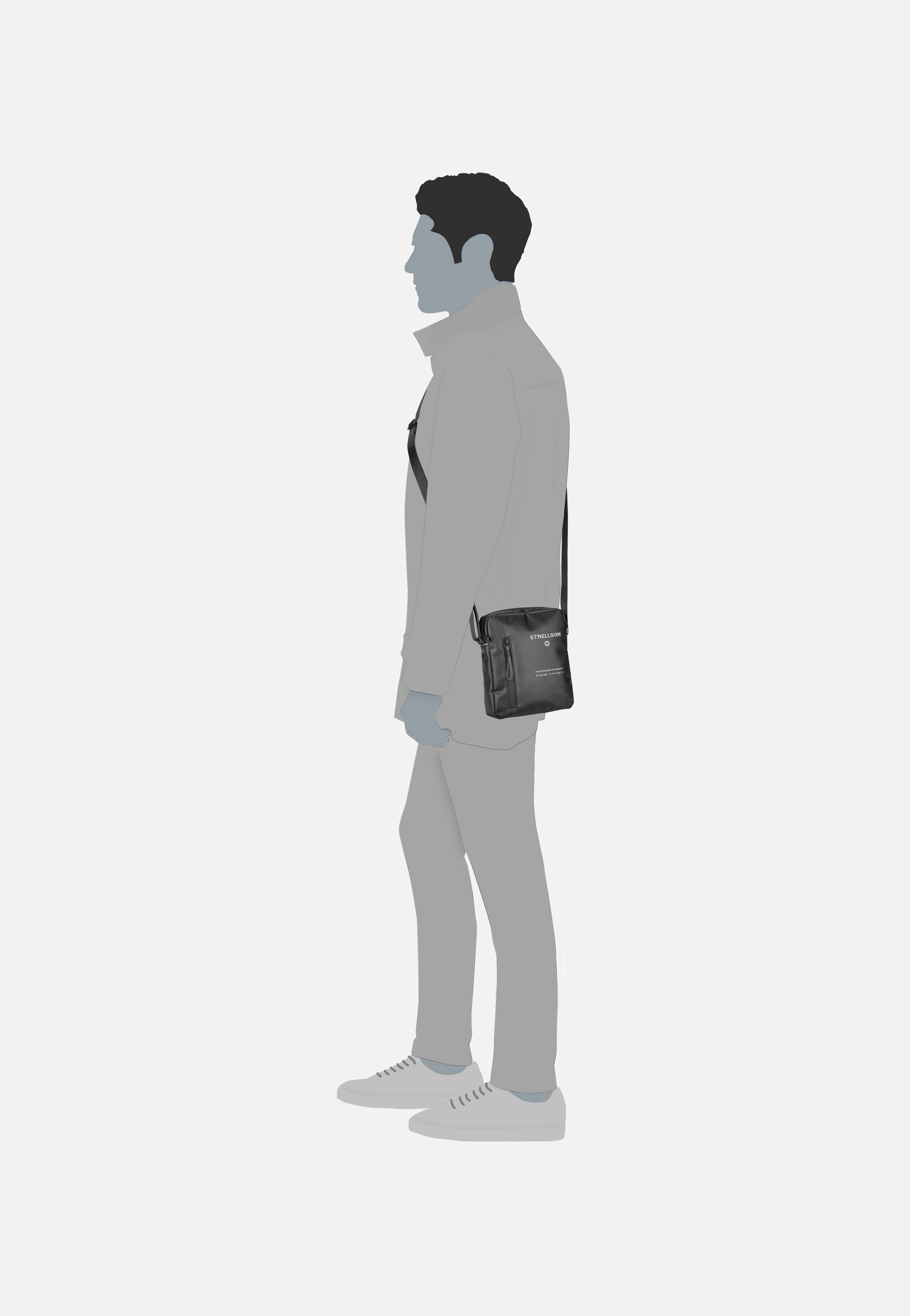 Strellson - Stockwell 2.0 Marcus XSVZ Black - Shoulder Bag | Men-Image