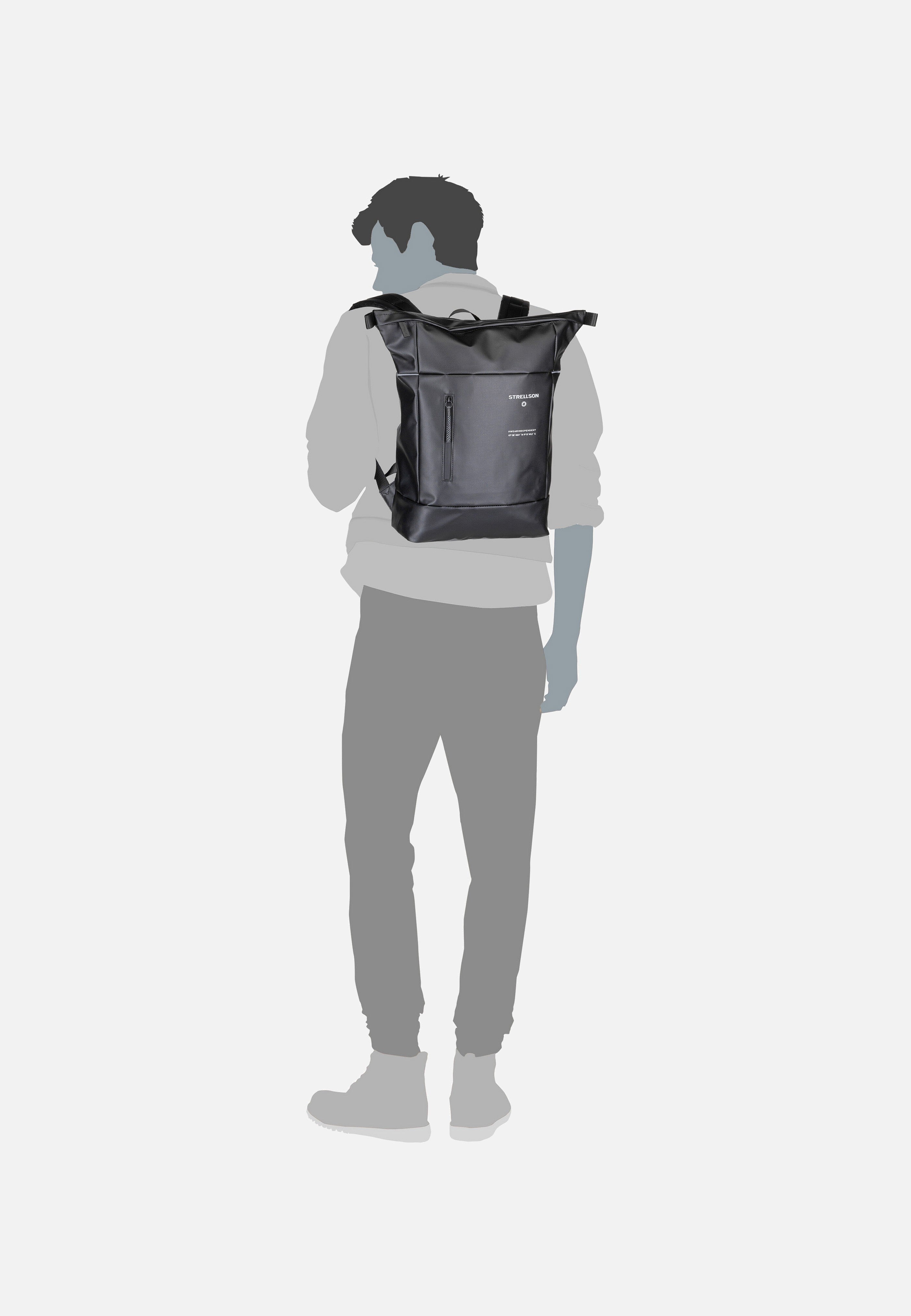 Strellson Stockwell 2.0 Sebastian SVZ Black Backpack