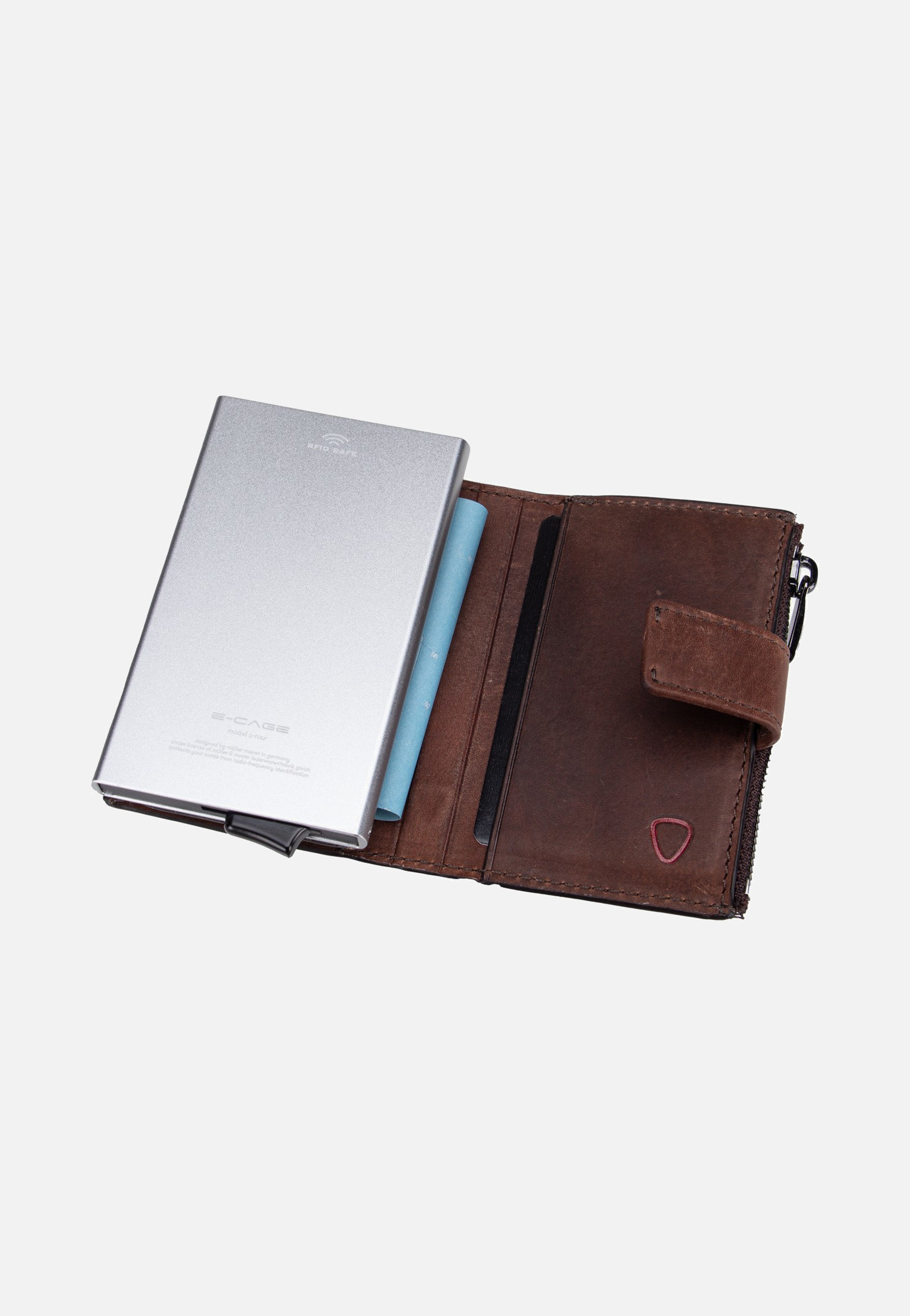 Strellson - Camden C-Four E-Cage SV8 Dark Brown - Wallet | Neutral-Image
