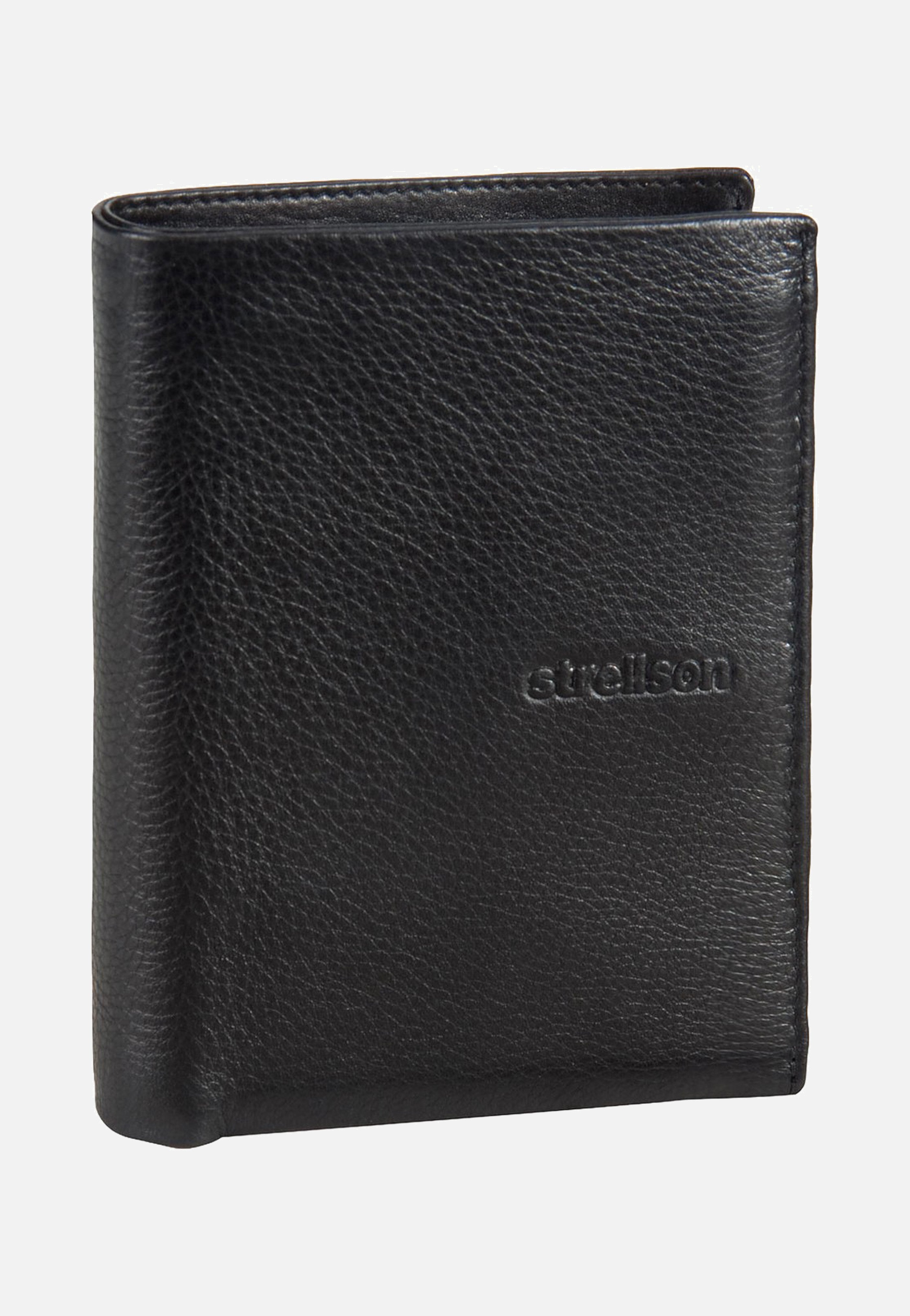Strellson Carter Bill Fold V8 Black Wallet