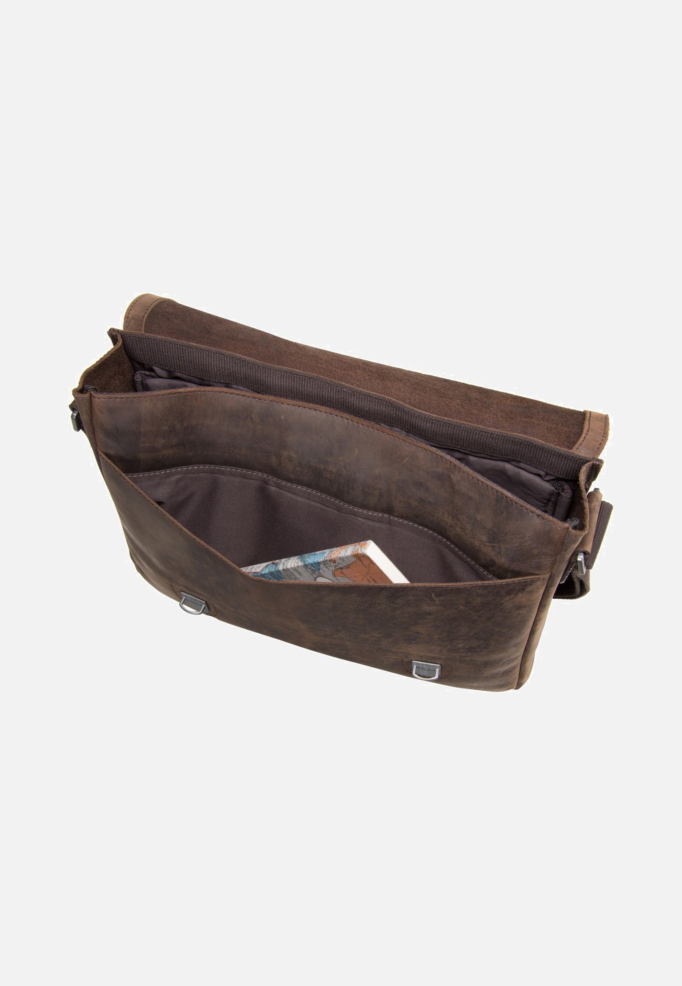 Strellson - Richmond Messenger LH Dark Brown - Messenger Bag | Men-Image