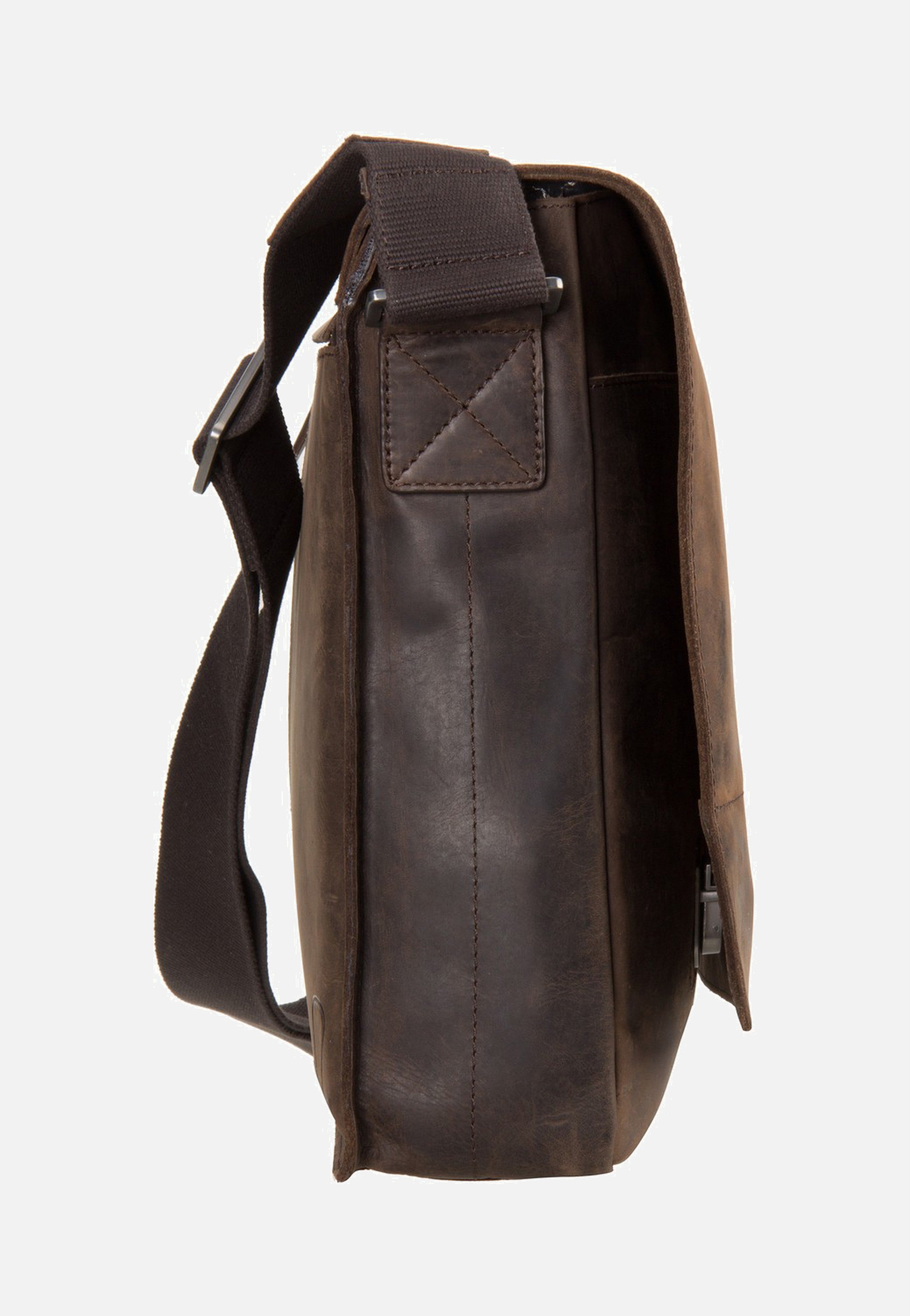Strellson - Richmond Messenger LH Dark Brown - Messenger Bag | Men-Image