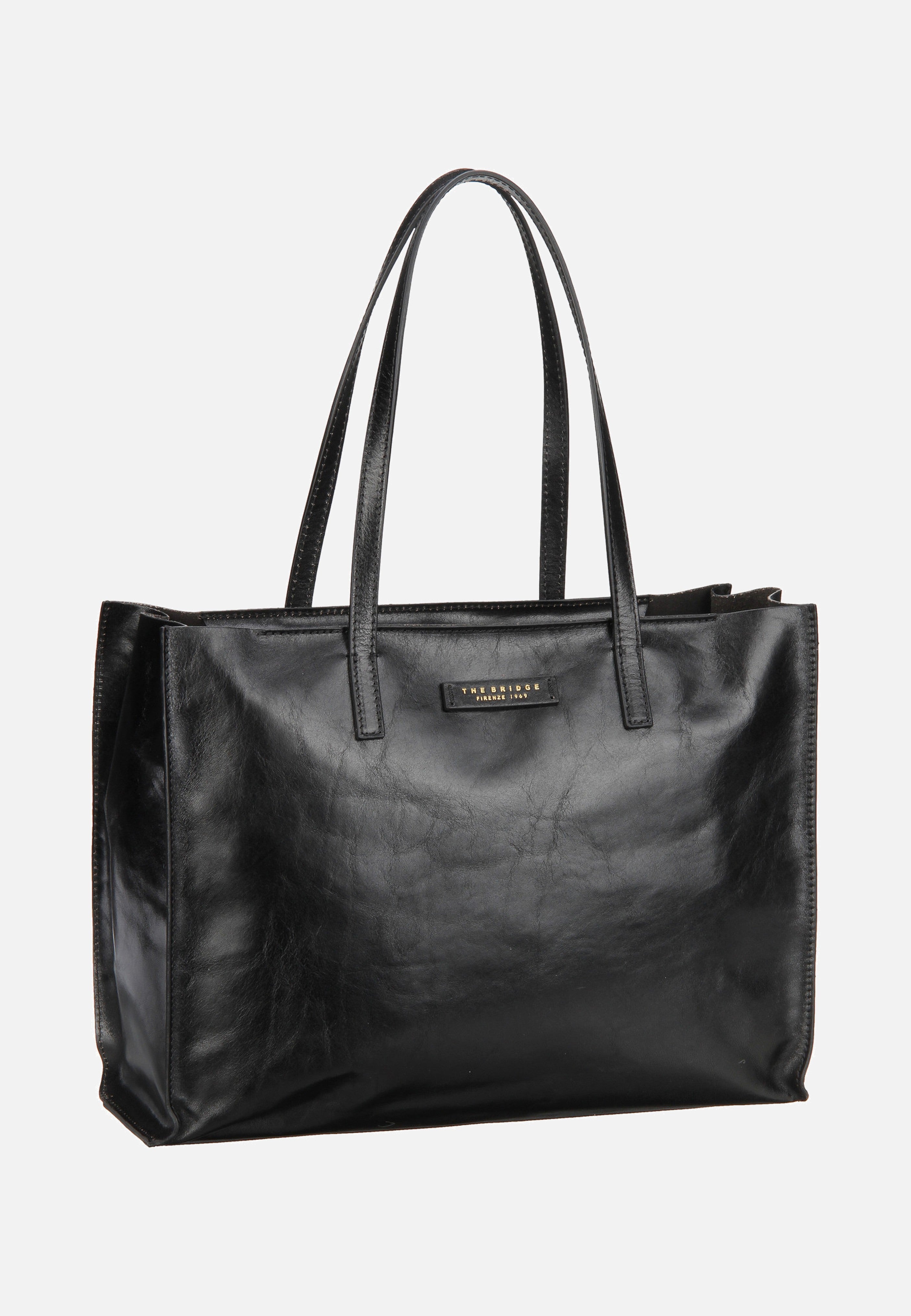 The Bridge - Mirra Shopping with Zip 1314 Nero/Oro - Shopper | Women-Image