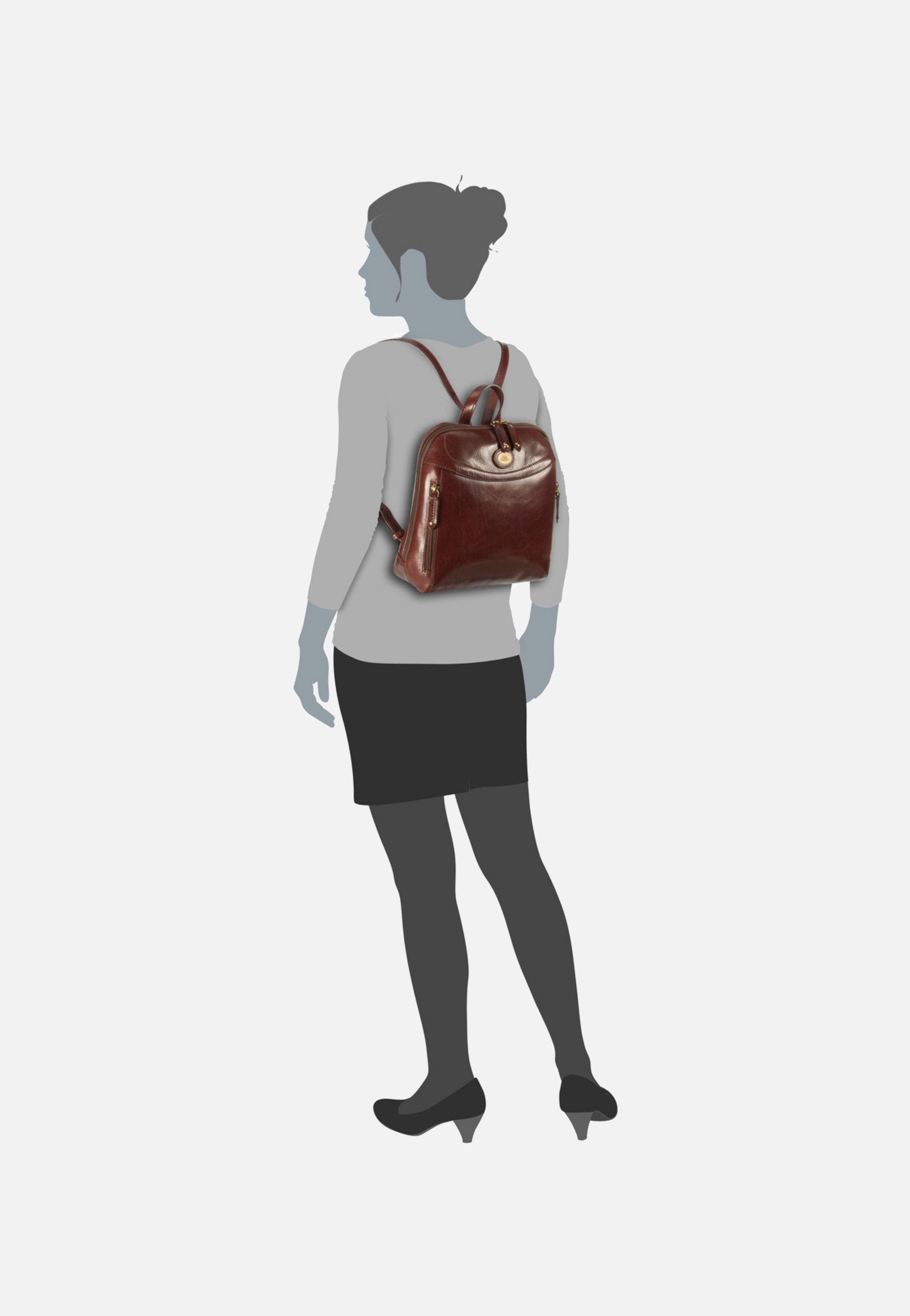 bridge leather backpack Mens with front flap The Bridge mens backpack in leather with two zips The Bridge Story Larisssa Backpack