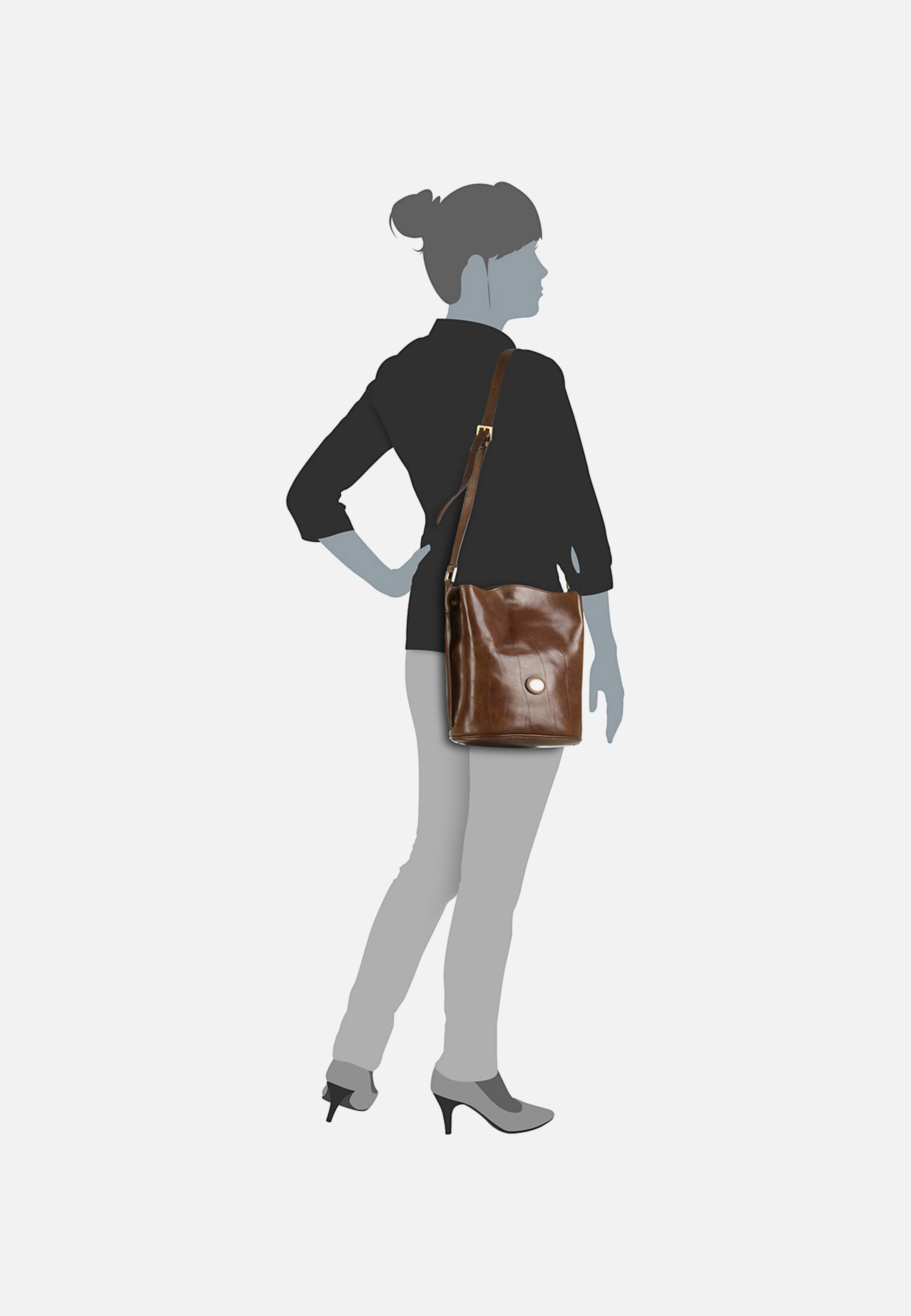 The Bridge - Story Donna Ledertasche Braun - Pouch Bag | Women-Image