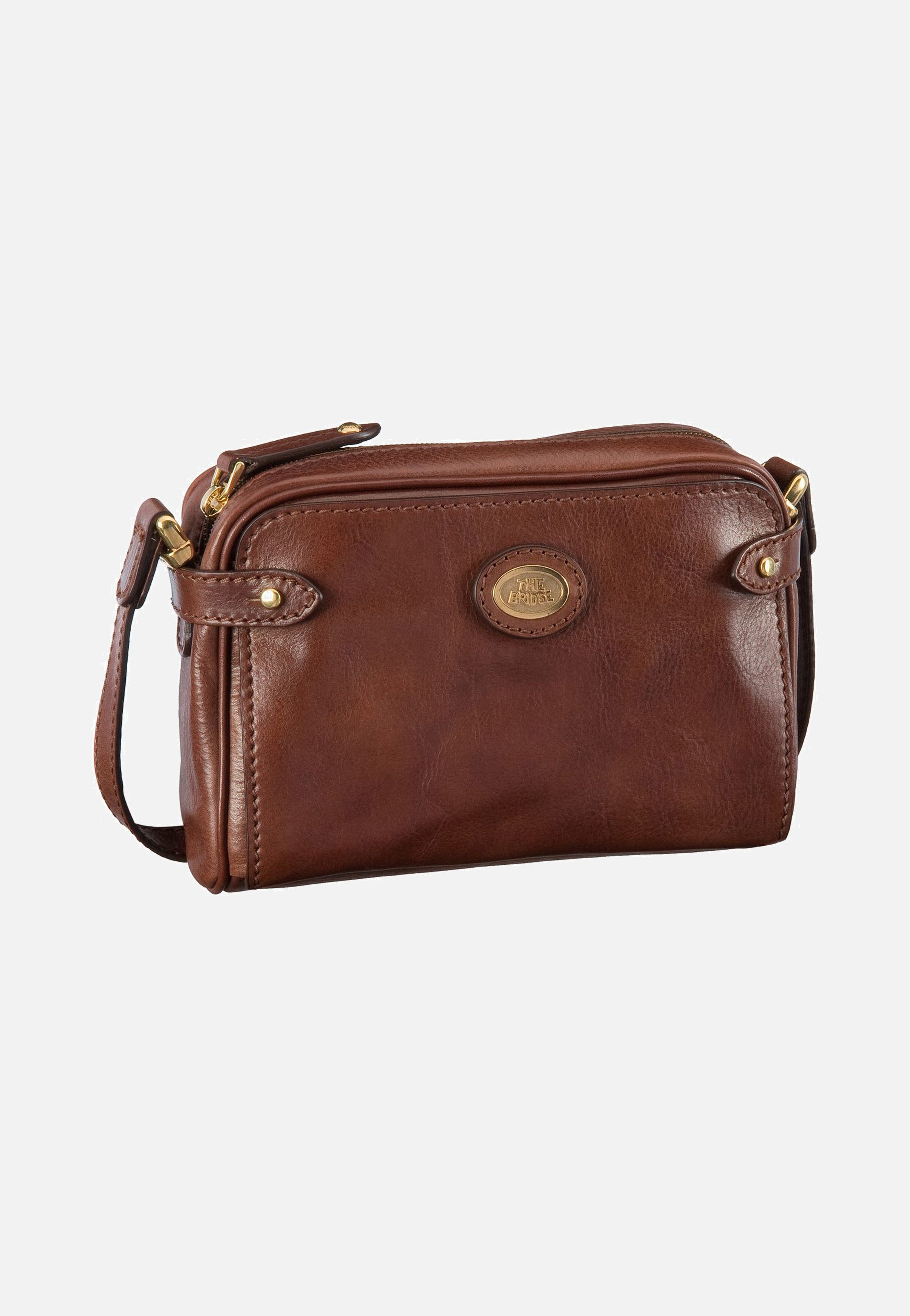 The Bridge Story Donna Shoulder Bag Marrone/Oro Crossbody Bag