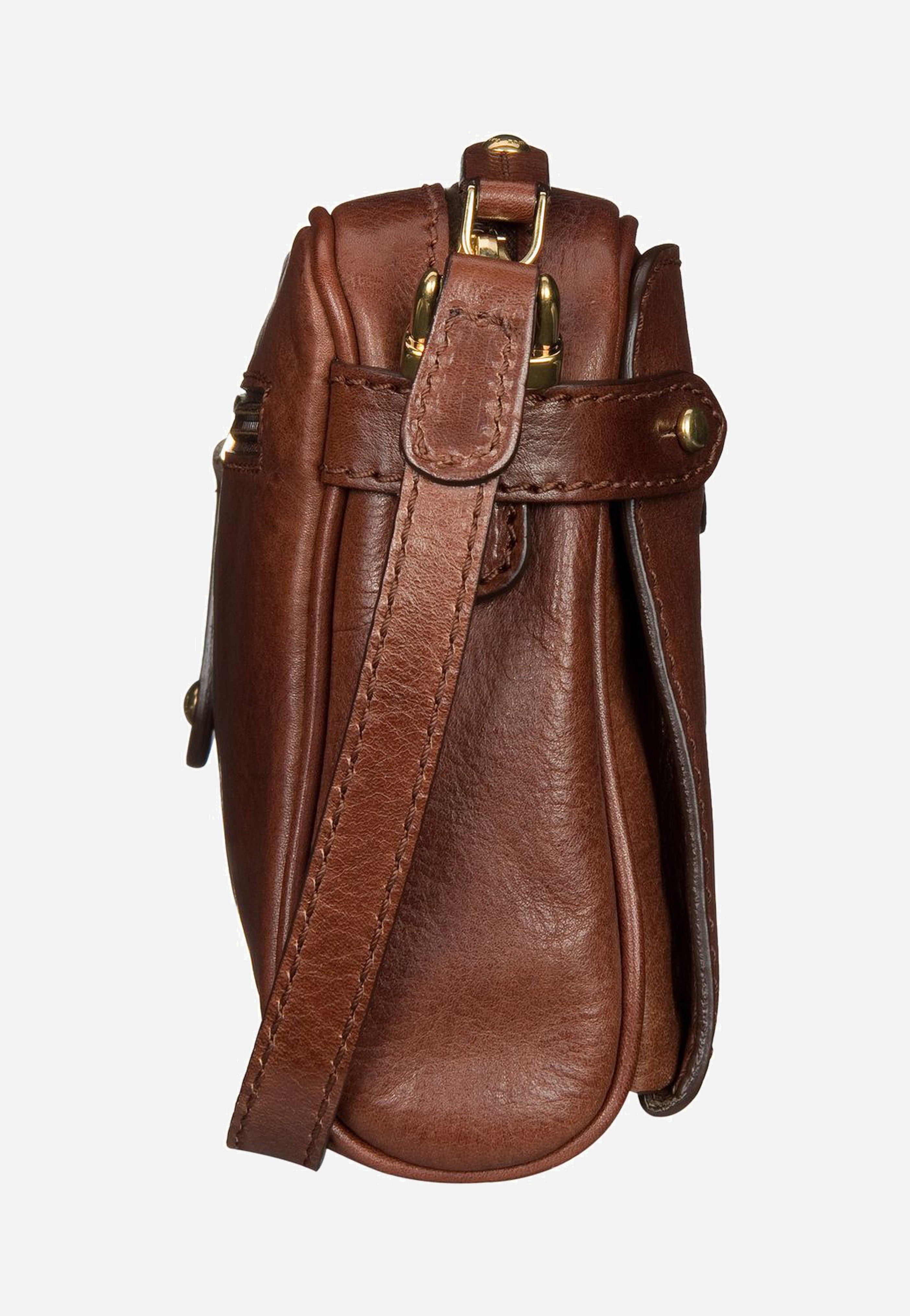 The Bridge - Story Donna Shoulder Bag Marrone/Oro - Crossbody Bag | Women-Image