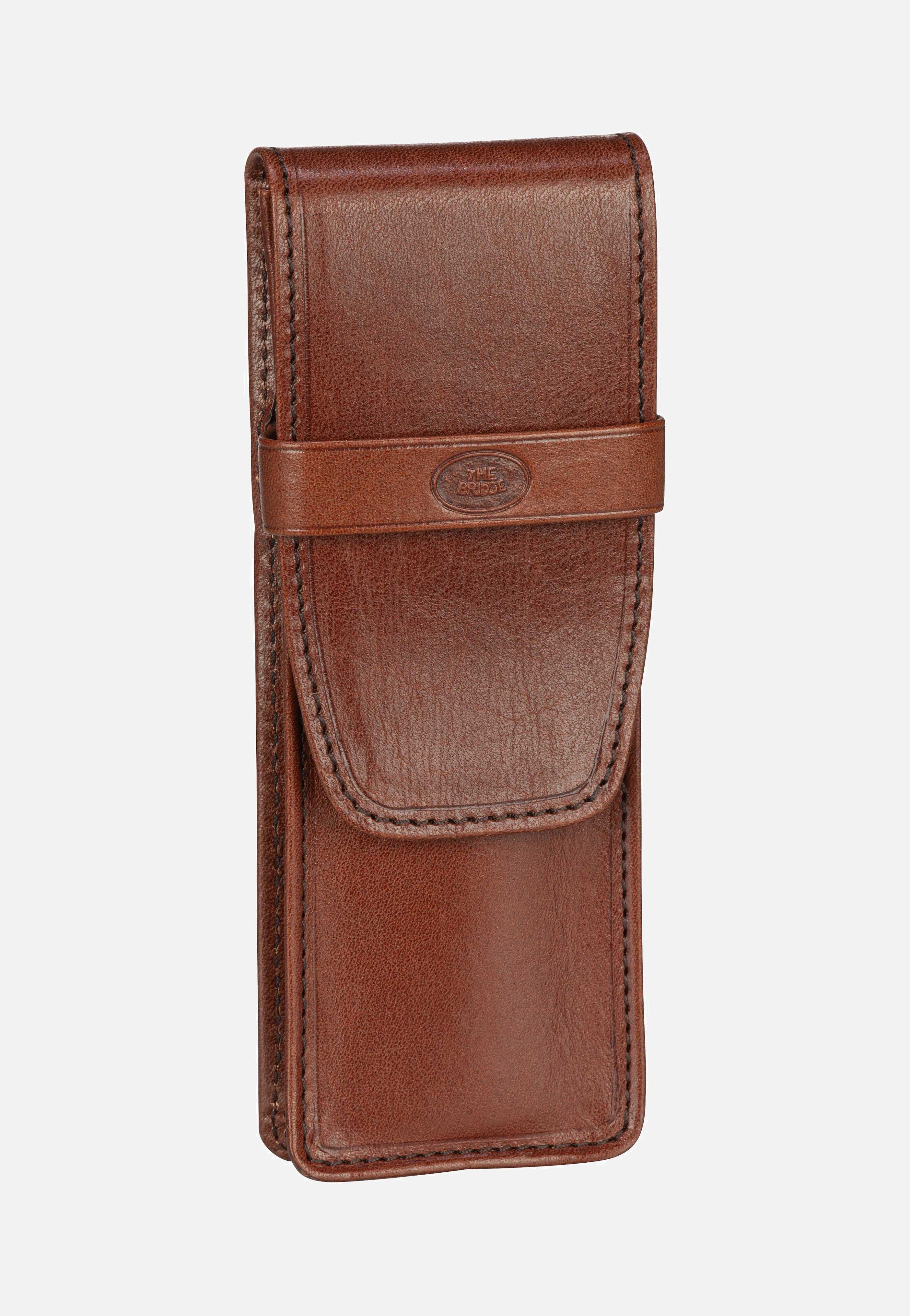 The Bridge - Story Exclusive Pen Case 2036 Marrone - Pencil Case | Neutral-Image