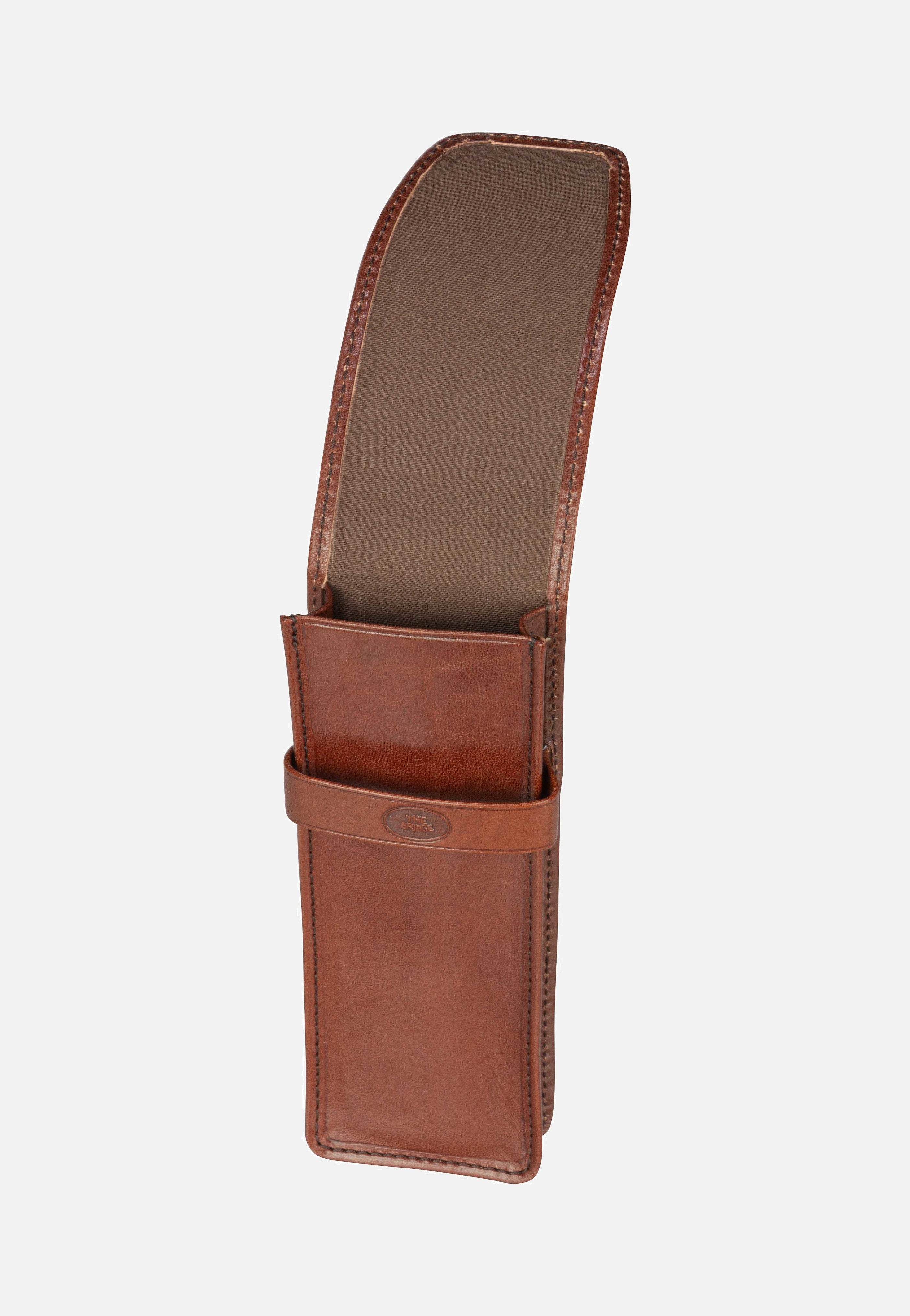 The Bridge - Story Exclusive Pen Case 2036 Marrone - Pencil Case | Neutral-Image