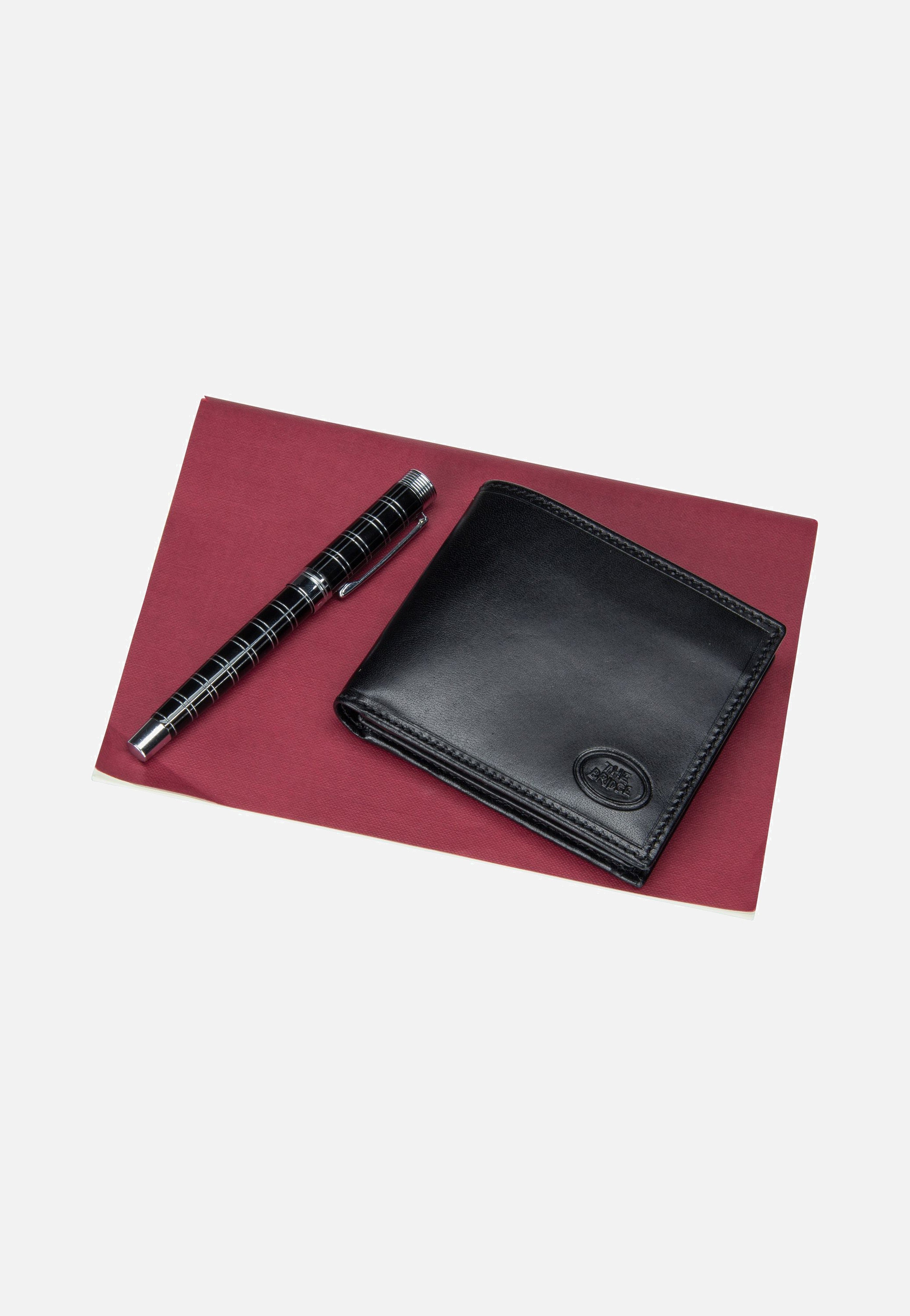 The Bridge Story Uomo 4850 Nero/Rutenio Wallet