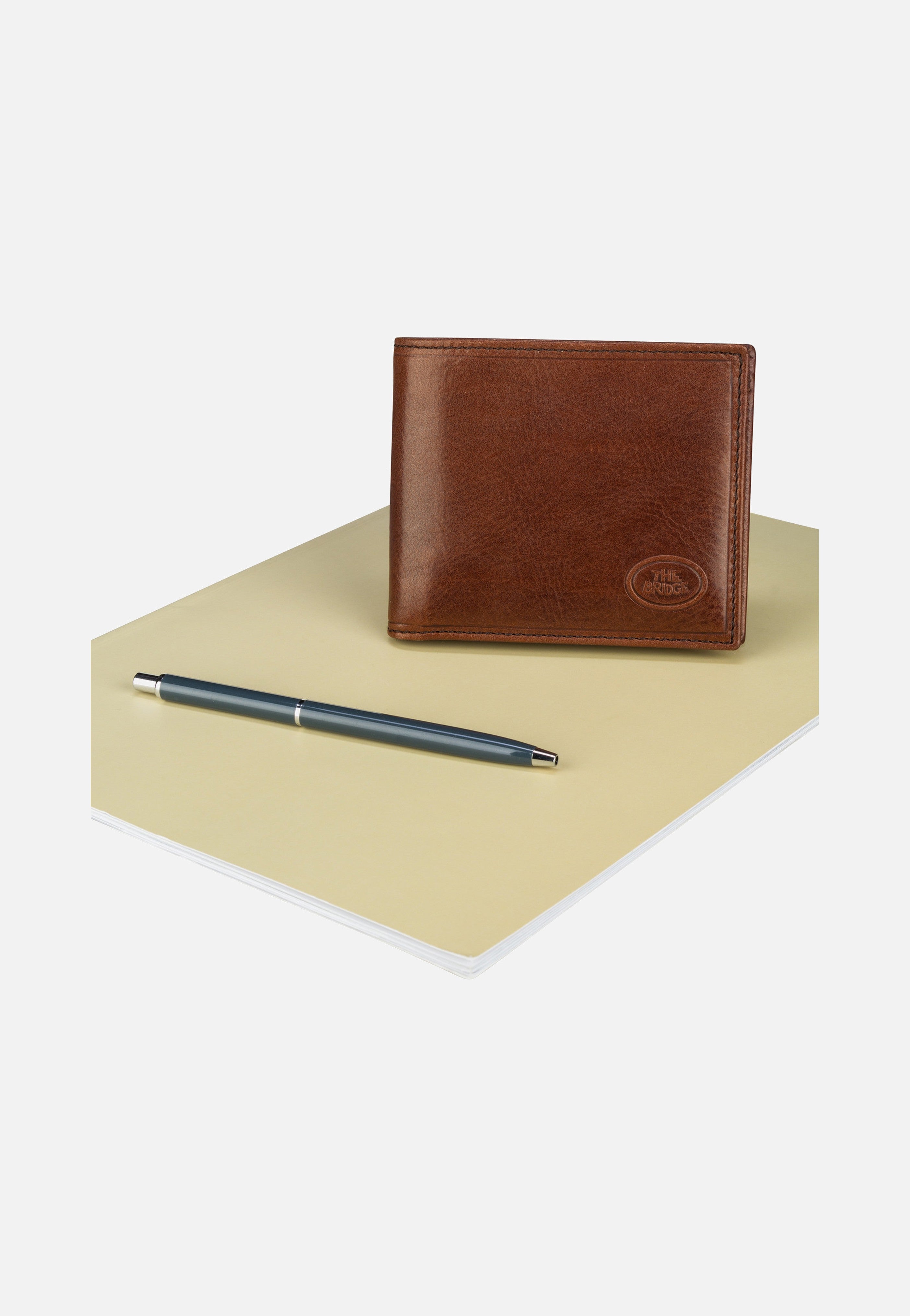 The Bridge - Story Uomo 4860 Marrone/Oro - Wallet | Men-Image