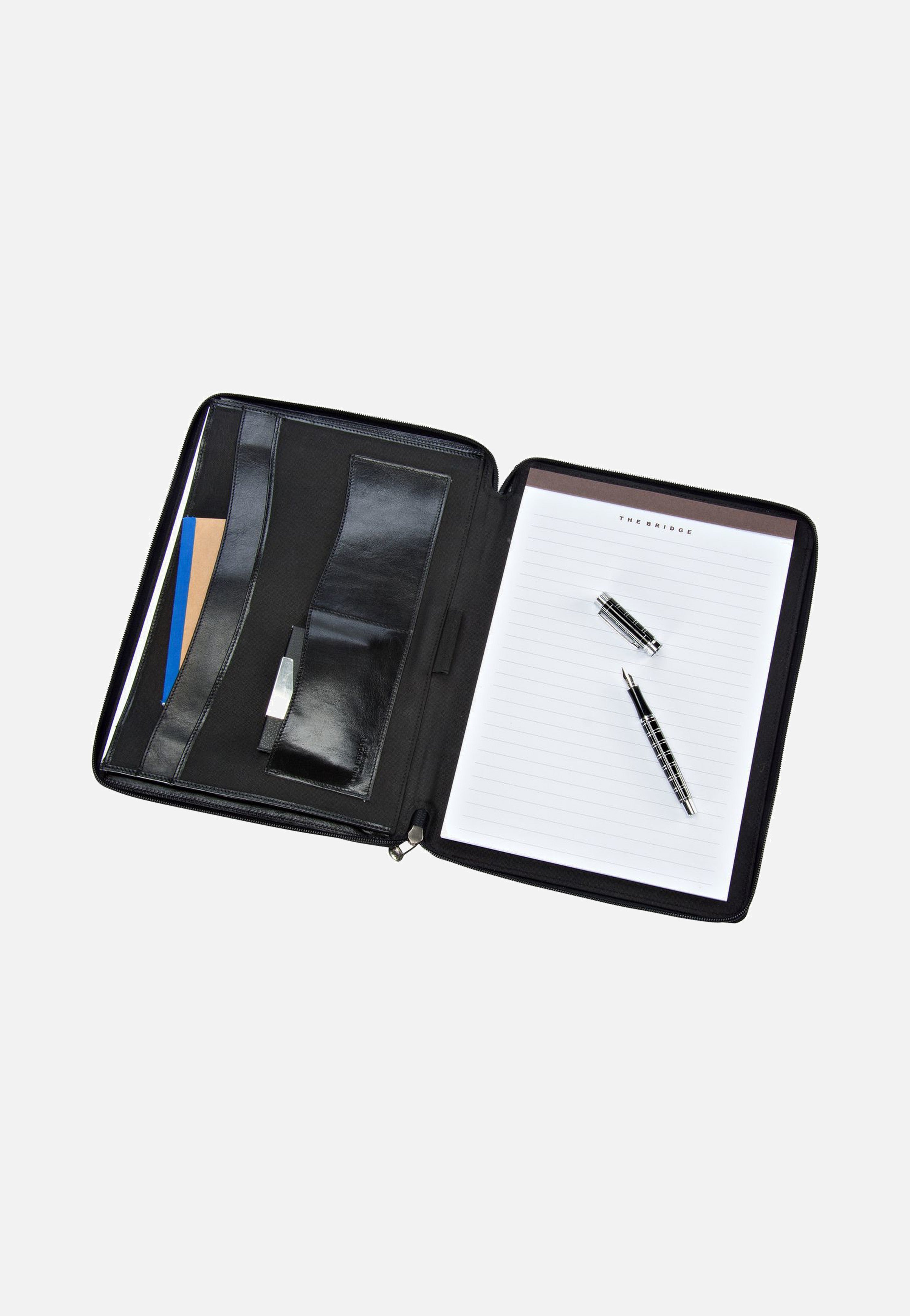The Bridge Story Uomo Schwarz Document Folder