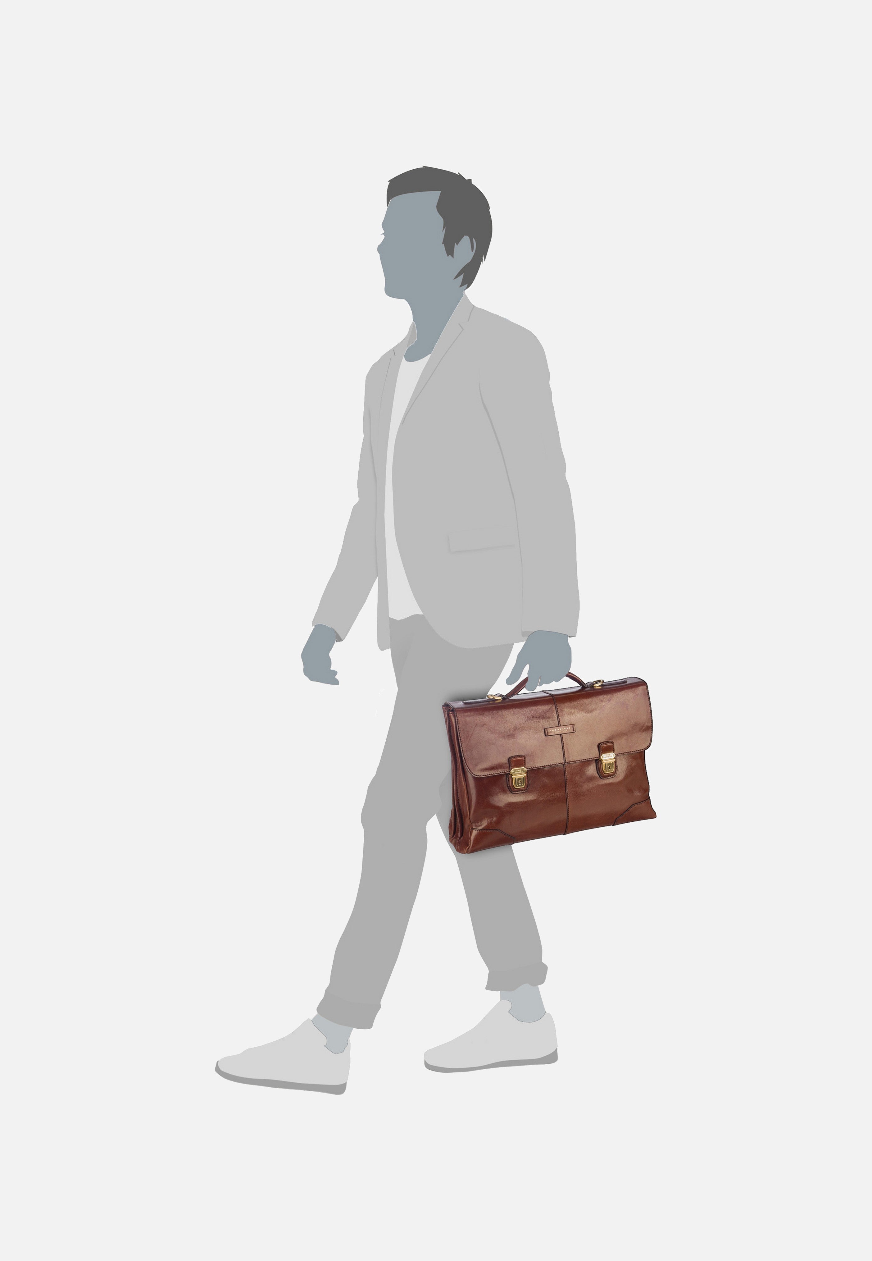 The Bridge - Vespucci 3610 Marrone - Briefcase | Men-Image