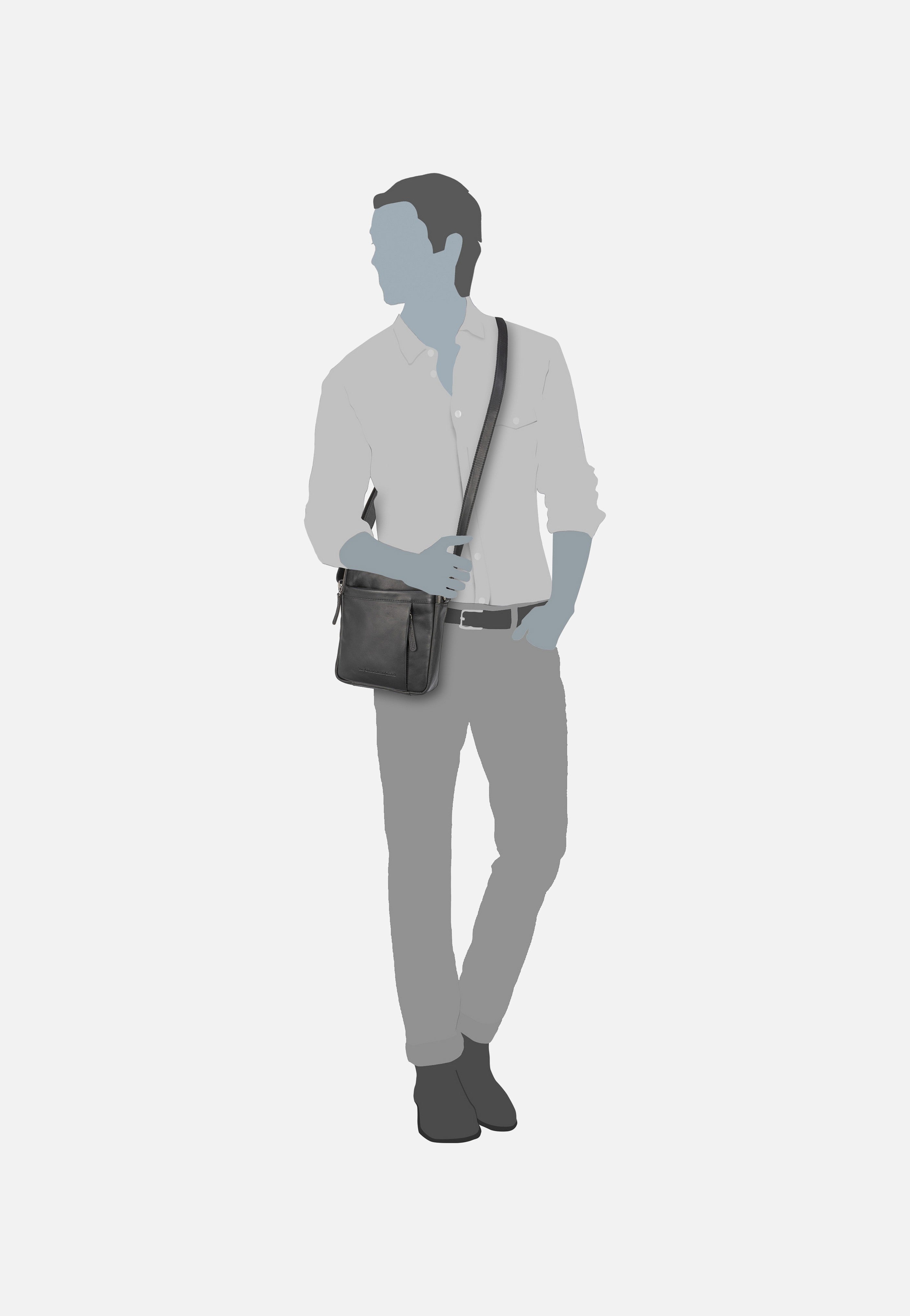The Chesterfield Brand - Alva 0955 Black - Crossbody Bag | Men-Image